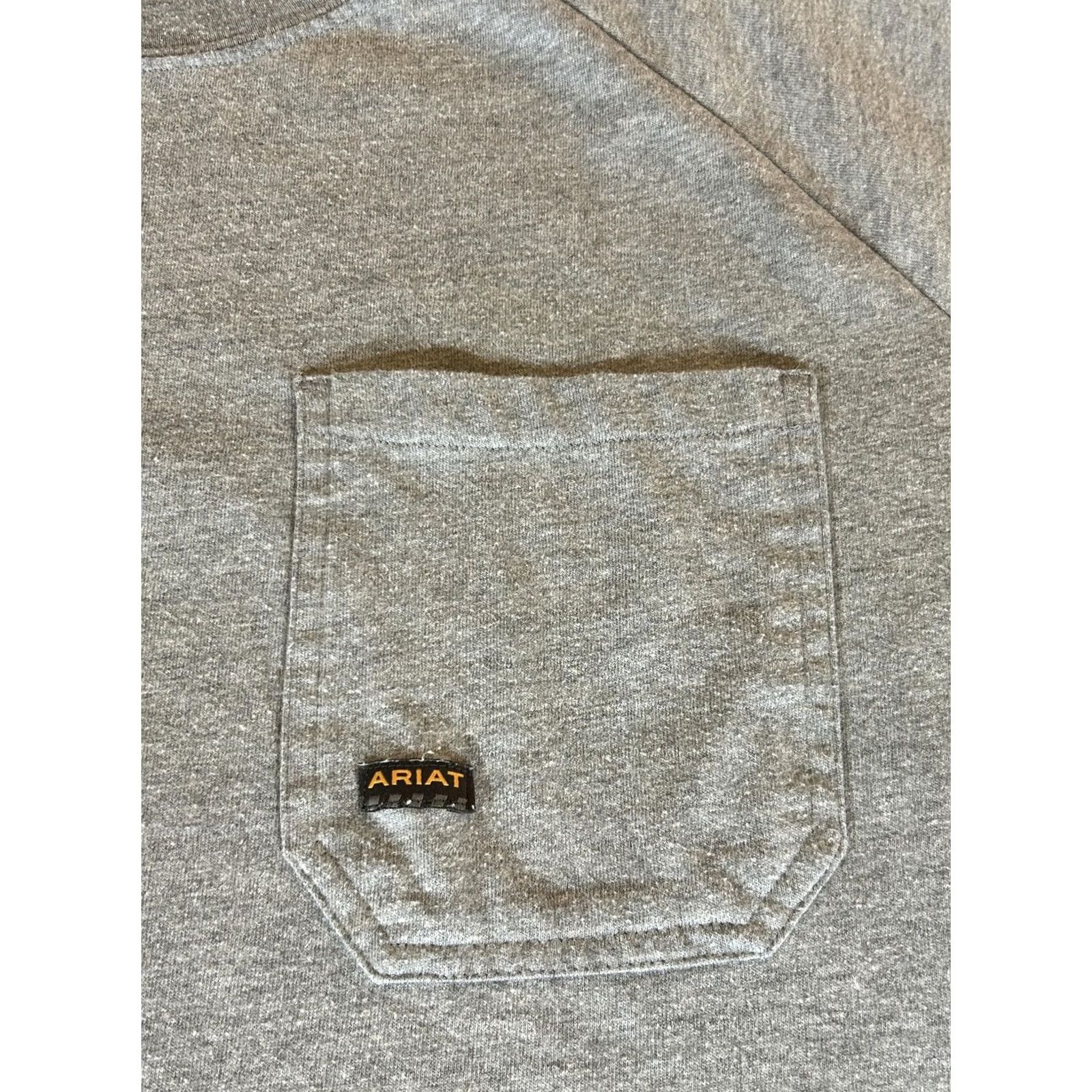 Ariat Ariat Shirt Mens 3XL Gray Crewneck REBAR Pocket Short Sleeve Workwear XXXL Shirt Mens 3XL Gray Crewneck REBAR Pocket Short Sleeve Workwear XXXL Size US XXL / EU 58 / 5 - 2 Thumbnail
