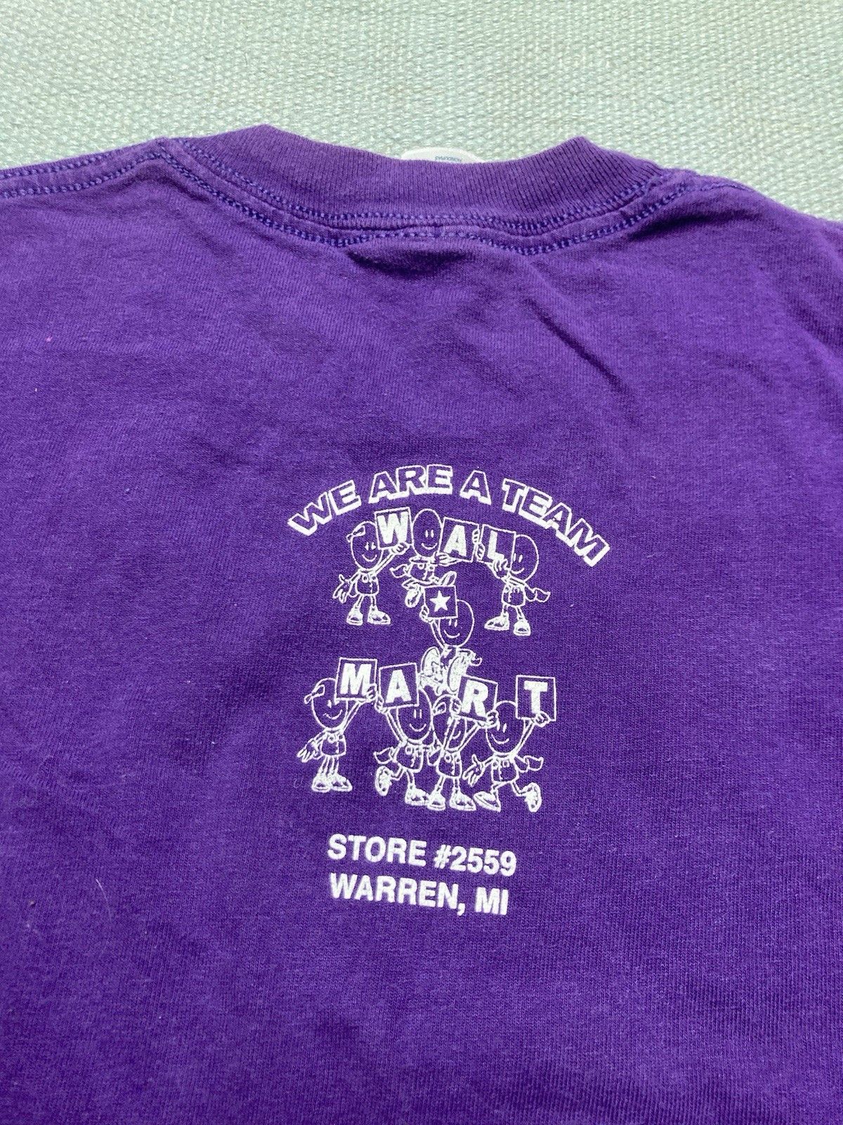Jerzees × Vintage Vtg t shirt Walmart we team smiley face Warren Michigan L Size US L / EU 52-54 / 3 - 10 Thumbnail