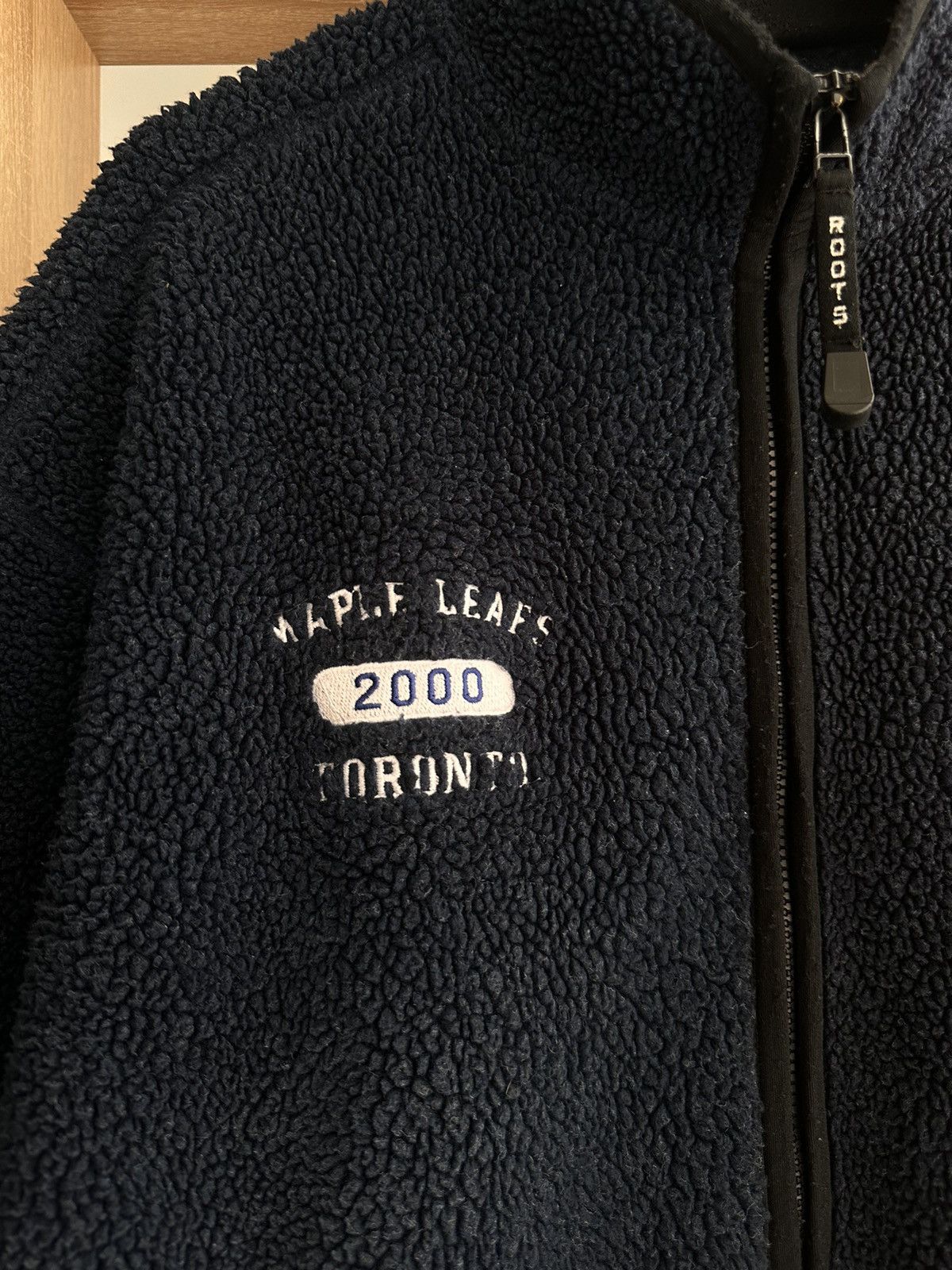 NHL × Vintage Vintage Toronto Maple Leafs NHL 2000 Sherpa Jacket Size US XL / EU 56 / 4 - 4 Thumbnail