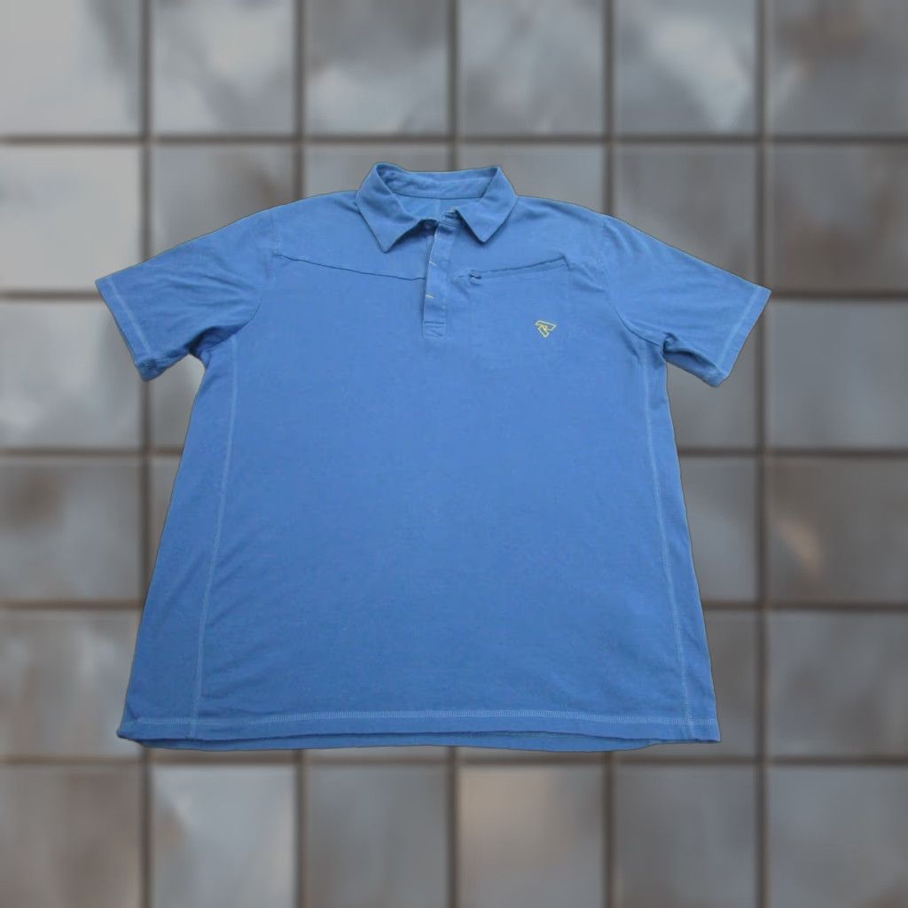 Eddie Bauer Eddie Bauer First Ascent Polo Shirt Mens L Blue Performance Pocket Casual Shirt Size US L / EU 52-54 / 3 - 1 Thumbnail