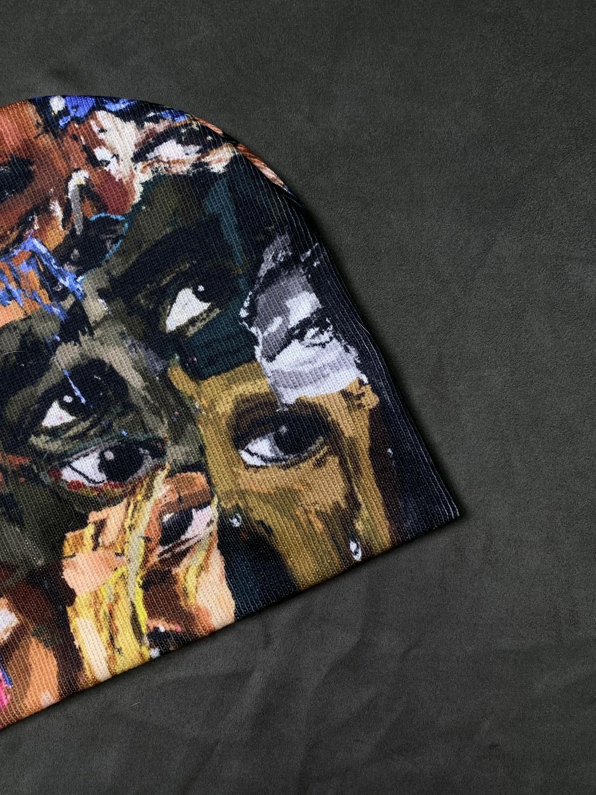 Japanese Brand Rare Pelumi.png Eyes Don’t Lie No Cuff Knit Beanie Hats OS Size ONE SIZE - 6 Thumbnail