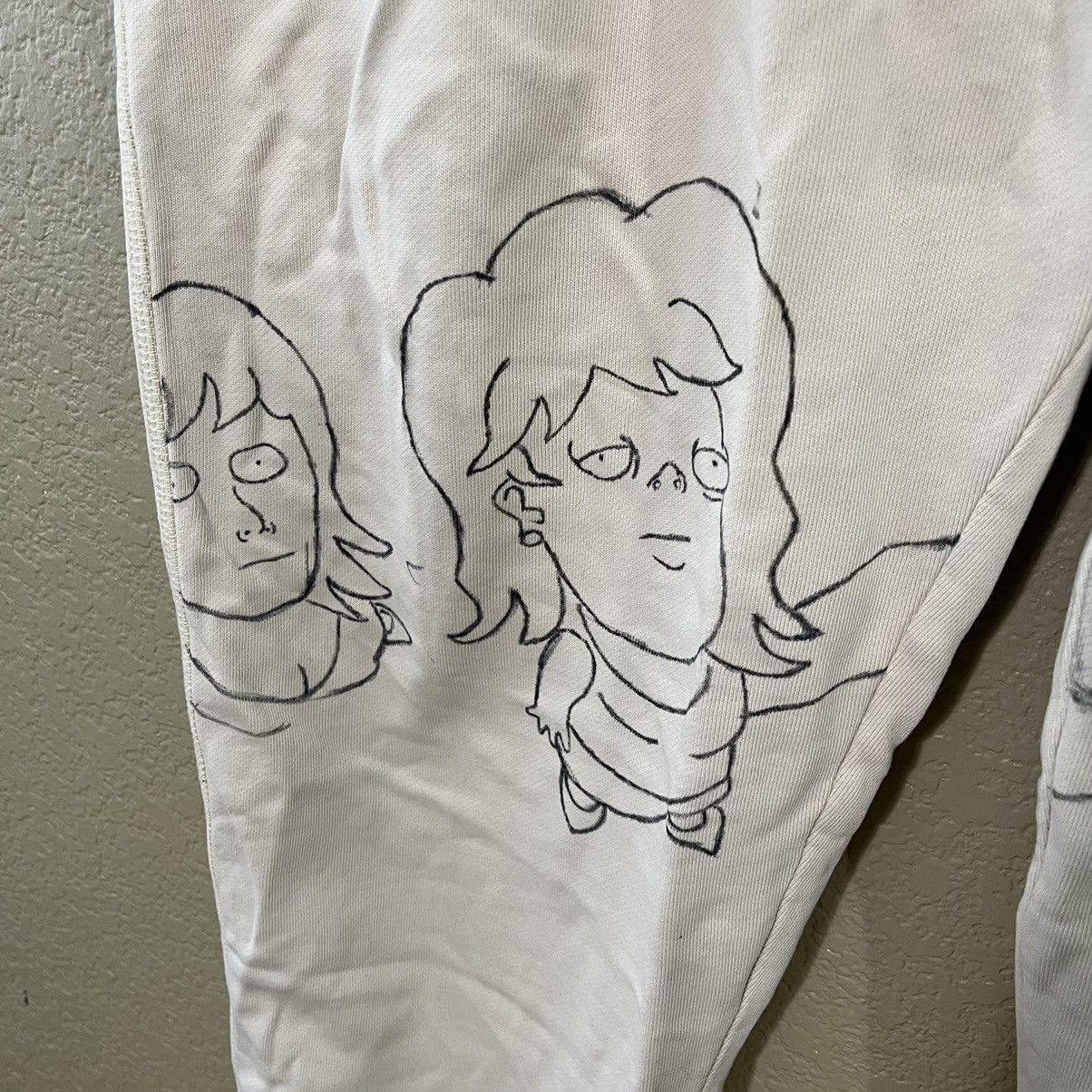 Golf Wang Golf Wang Custom Cartoon Sweatpants Small Size US 29 - 2 Thumbnail