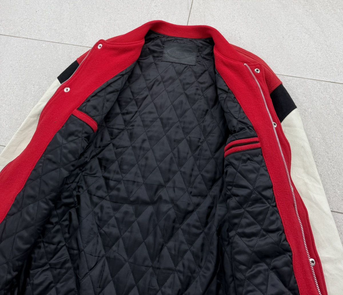 MasterPiece VTG MASTERPIECE Varsity Wool Leather Sleeve Letterman Jacket Size US L / EU 52-54 / 3 - 7 Thumbnail