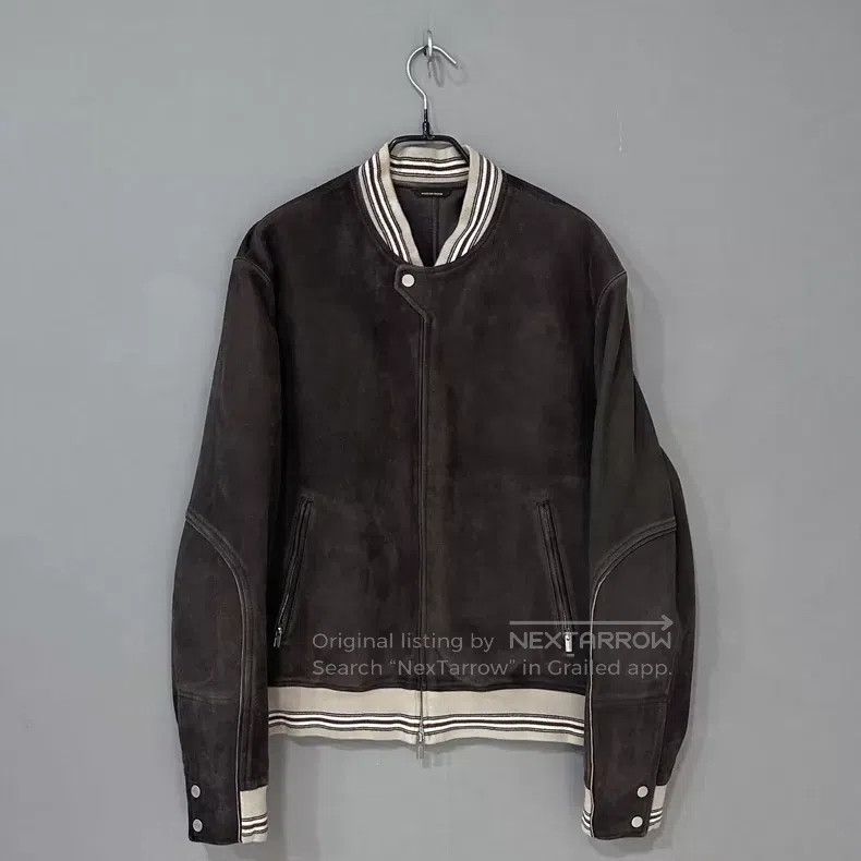 Hermes Hermes Brown Genuine Leather Zip-Up Jacket Size US L / EU 52-54 / 3 - 1 Thumbnail