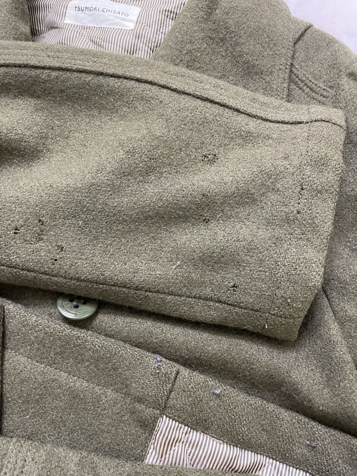 Tsumori Chisato 💥Awesome Tsumori Chisato Double Breasted Wool Jacket Size M / US 6-8 / IT 42-44 - 7 Thumbnail