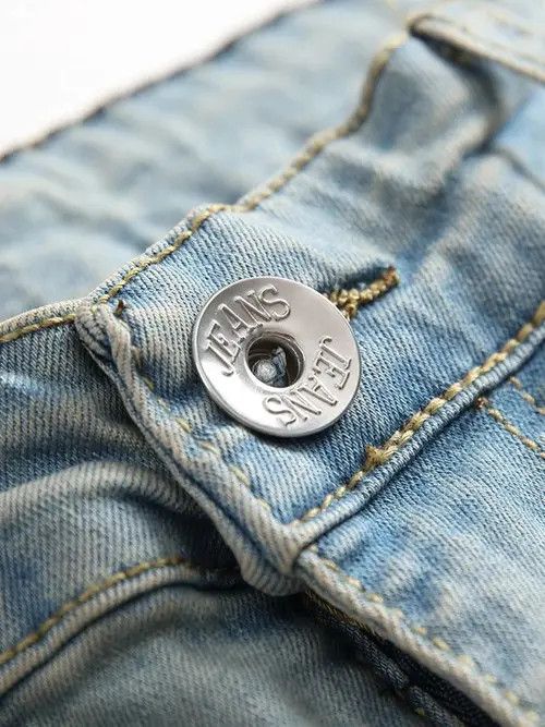 Japanese Brand Misuzu x Rumi Washed Stacked Distressed Ripped Skinny Jeans Size US 33 - 6 Thumbnail