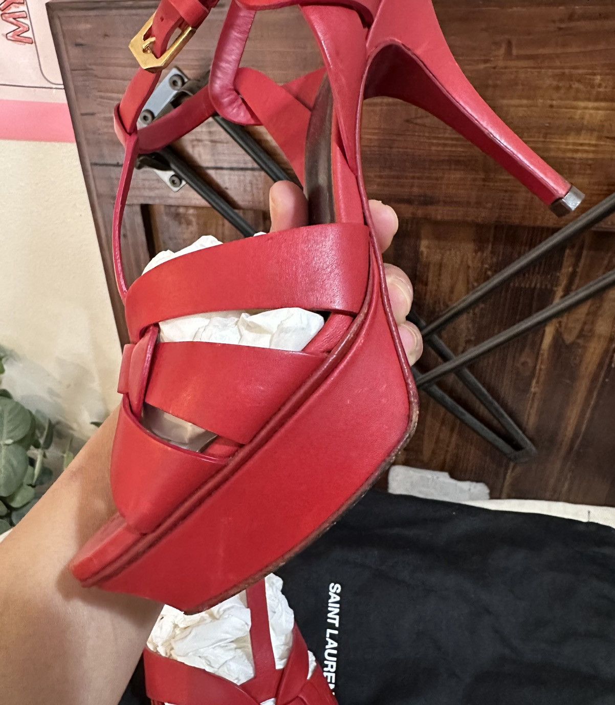 Saint Laurent Paris YSL TRIBUTE PUMPS / size 37/7 Size US 7 / IT 37 - 7 Thumbnail