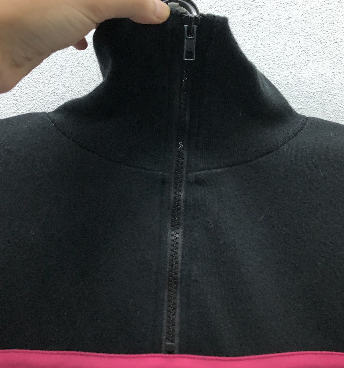 Japanese Brand Michiko London "Surprise" Colorblock Quarter-Zip Sweatshirt Size US L / EU 52-54 / 3 - 4 Thumbnail