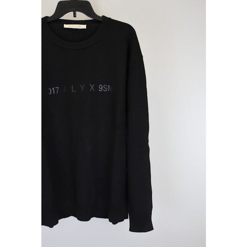 1017 ALYX 9SM o1rshd1 Logo Crewneck in Black Size US XL / EU 56 / 4 - 6 Thumbnail