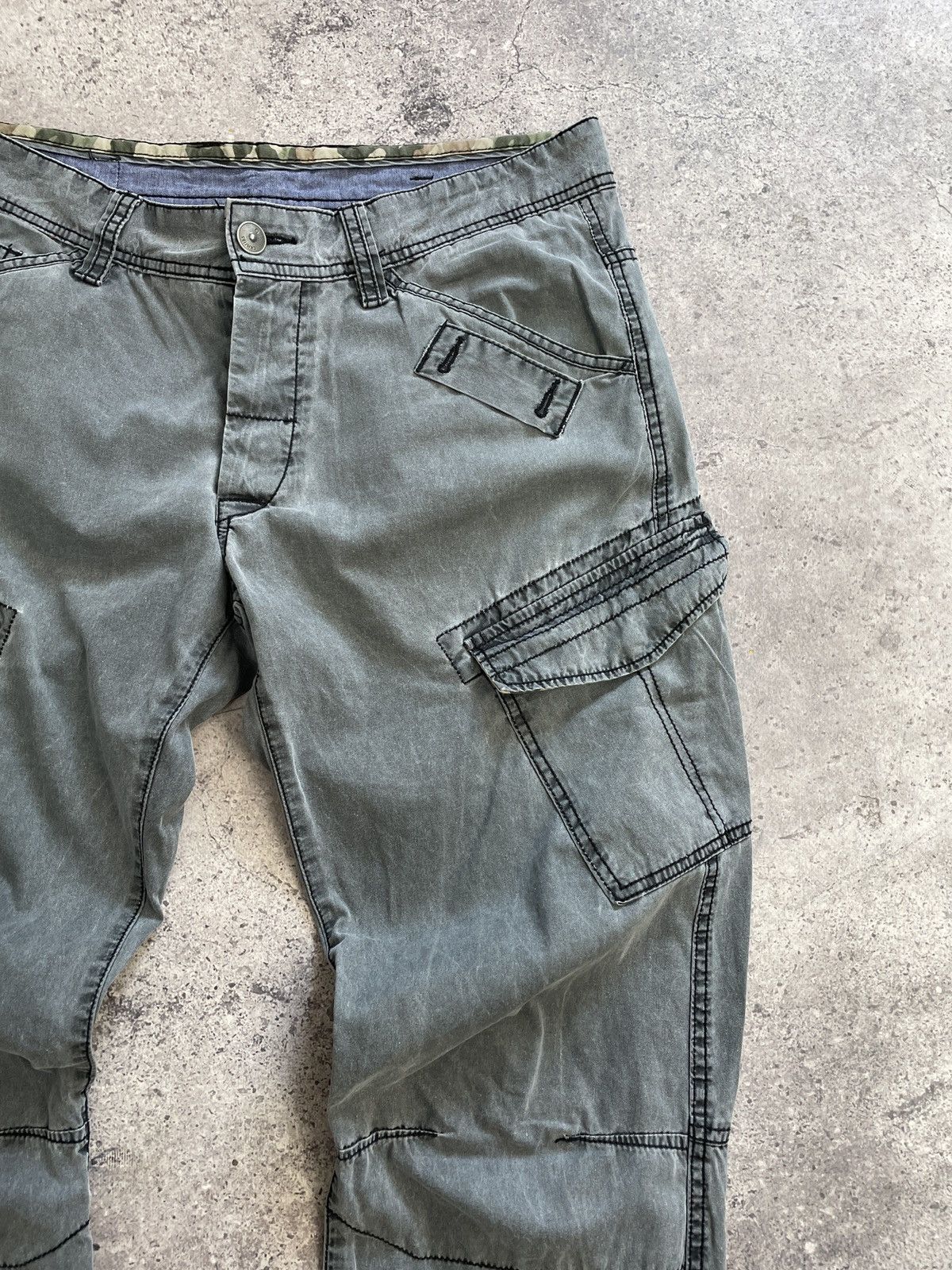 G-Star × Japanese Brand × Vintage Vintage Junya Watanabe Balenciaga Style Bondage Cargo Pants Size US 32 / EU 48 - 8 Thumbnail