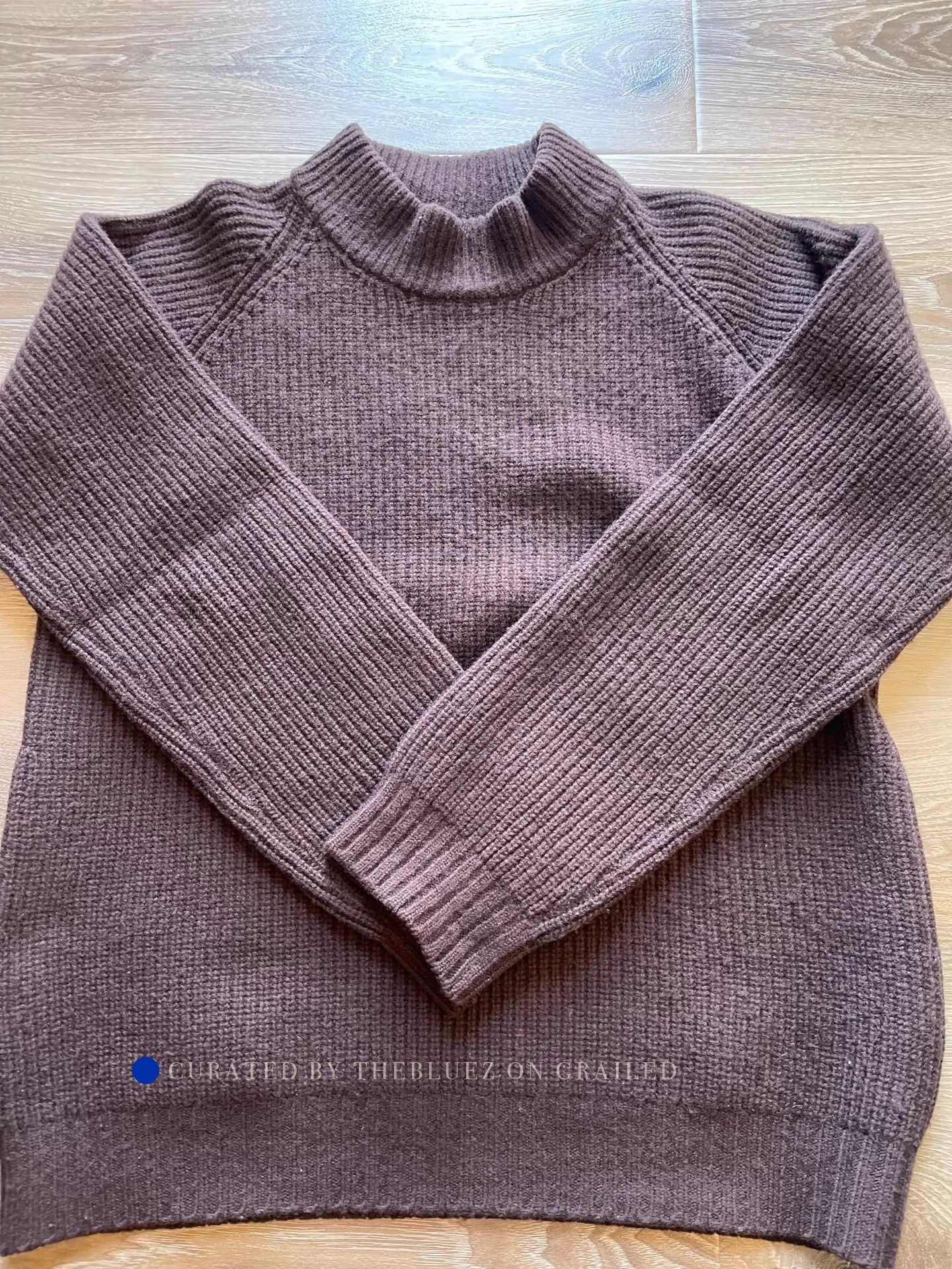 Visvim Brown Turtleneck Sweater in 100% Wool Size US M / EU 48-50 / 2 - 1 Thumbnail