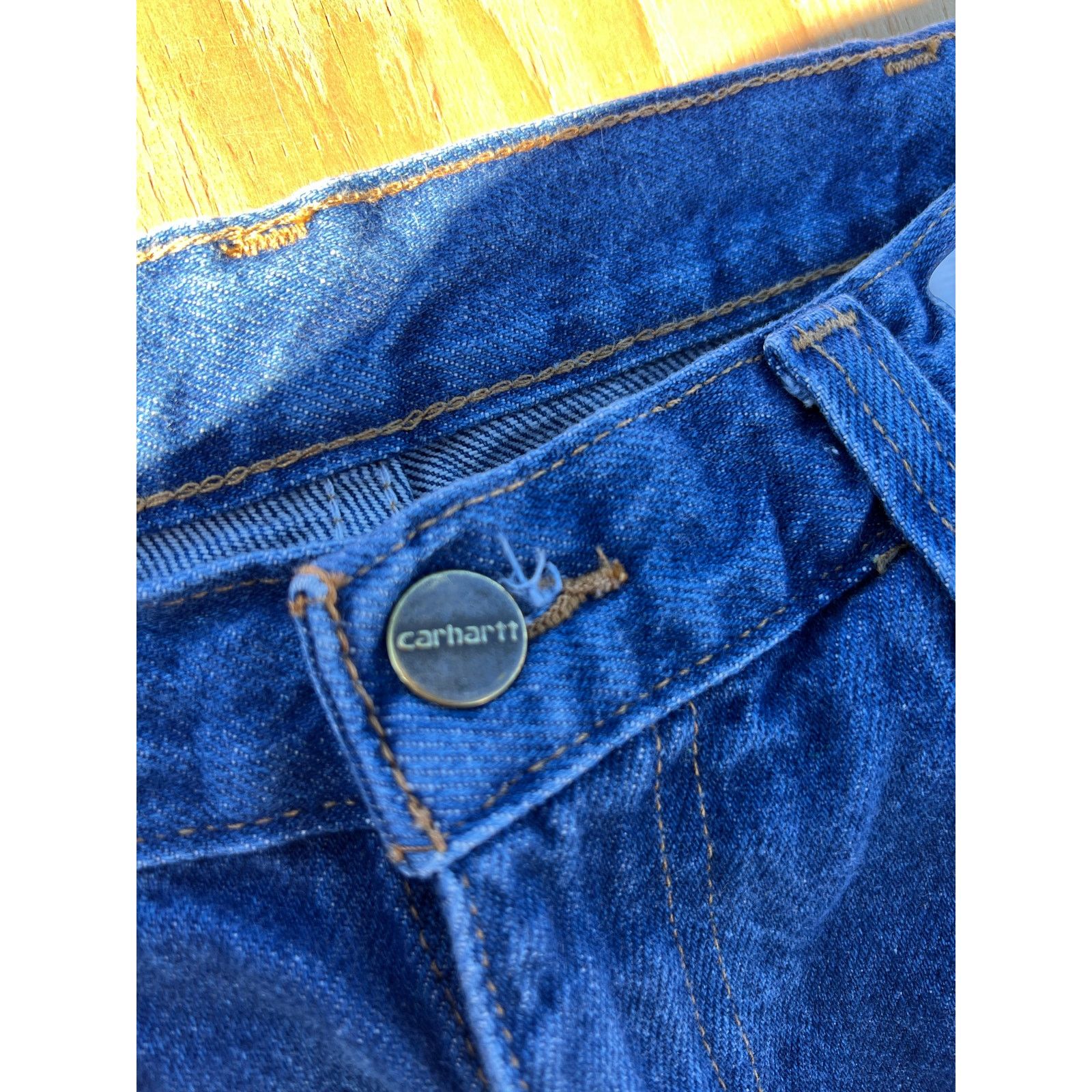 Carhartt Carhartt Jeans Mens 34x32 Blue Denim Utility Work relaxed Size US 34 / EU 50 - 9 Thumbnail