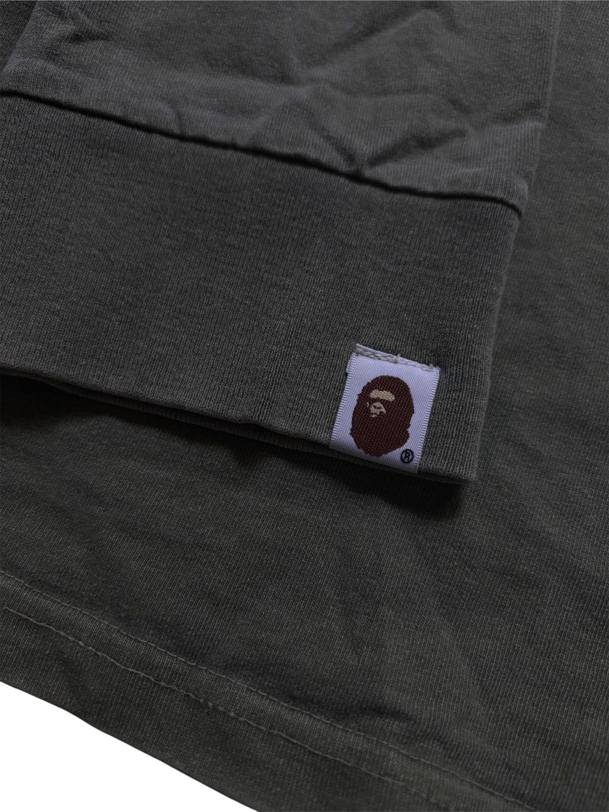 Bape BAPE Relaxed Pocket L/S Tee Olive Size US M / EU 48-50 / 2 - 7 Thumbnail