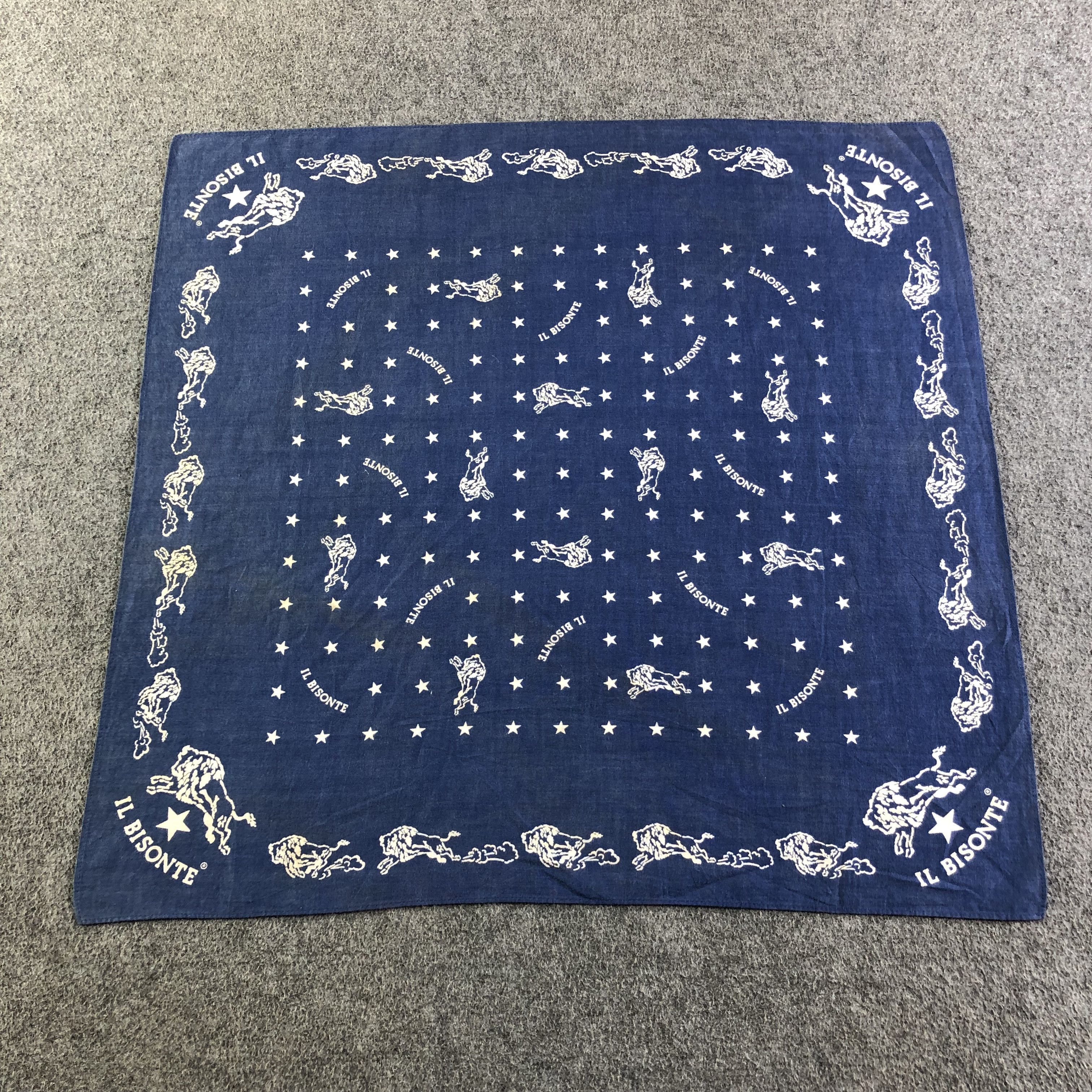 Il Bisonte Il Bisonte Handkerchief Neckerchief Bandana H2324 Size ONE SIZE - 3 Thumbnail