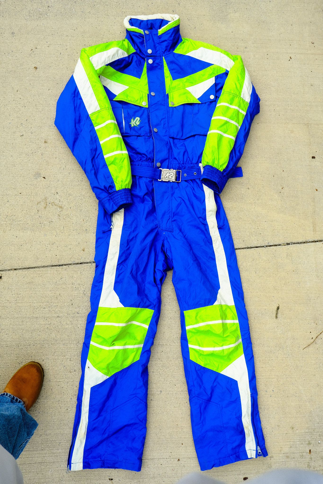 K2 Vintage K2 Merlin 90s Ski Suit Size US L / EU 52-54 / 3 - 1 Thumbnail