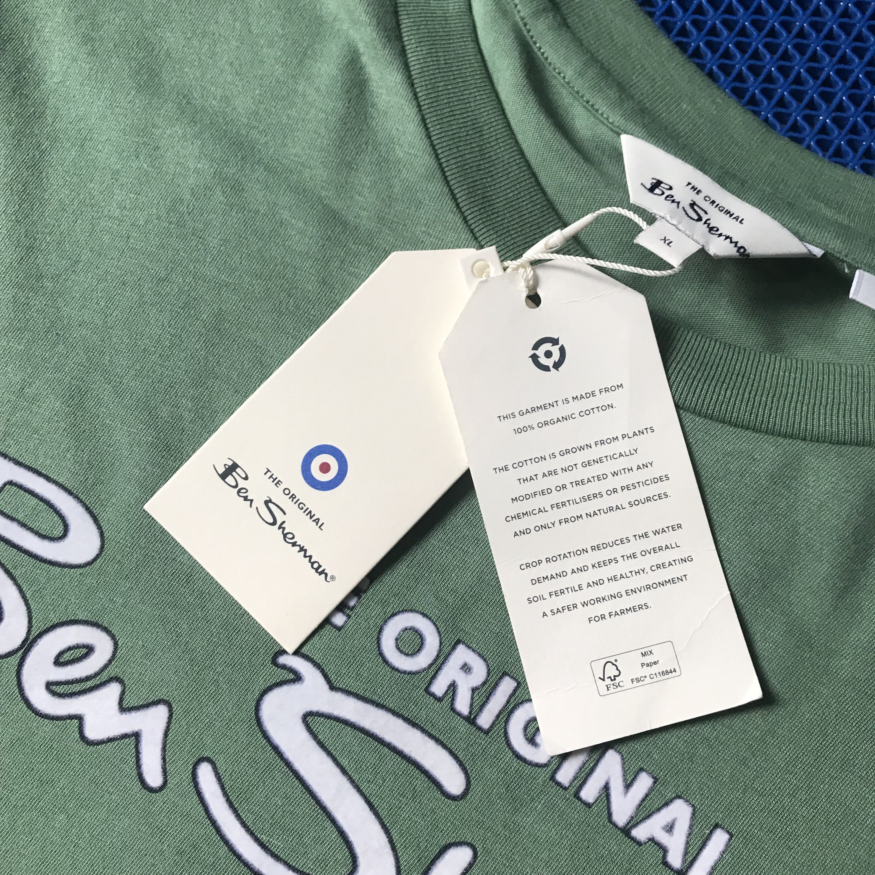Ben Sherman Ben Sherman Signature logo tshirt Grass Green Size XL Bnwt Size US XL / EU 56 / 4 - 6 Thumbnail