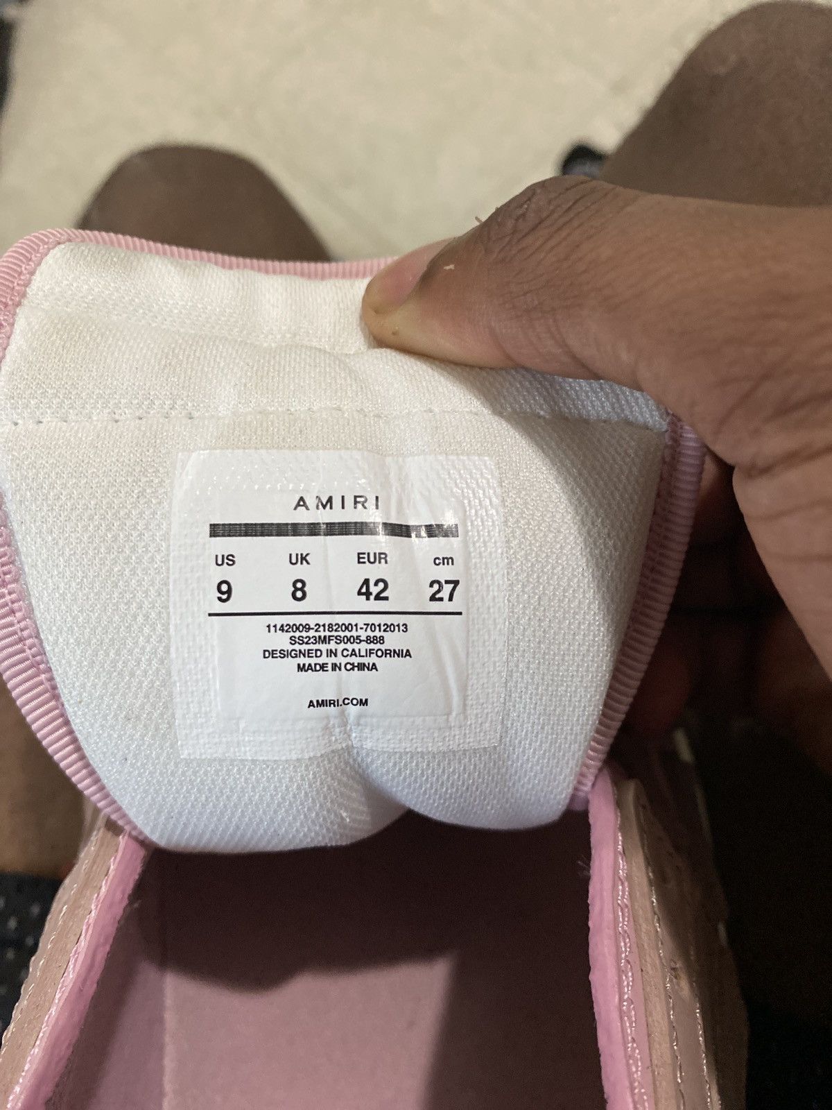 Amiri Pink skeleton amiris Size US 9.5 / EU 42-43 - 6 Thumbnail