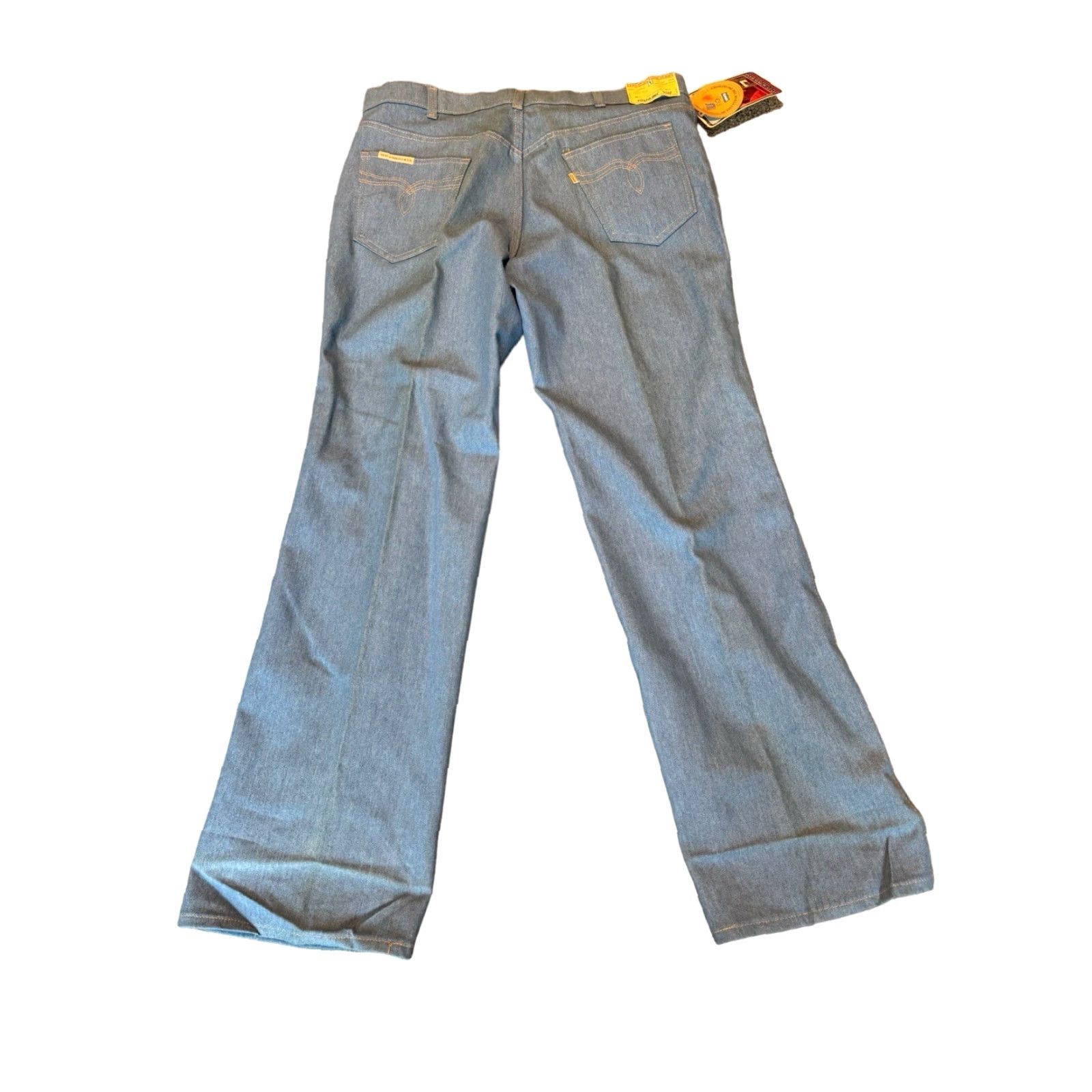 Levi's VINTAGE Levi’s Jeans 38x31 Blue Medium Wash Straight Made In USA Mens Jeans 5-Pocket Denim Cowboy USA Regular We Size US 38 / EU 54 - 3 Thumbnail