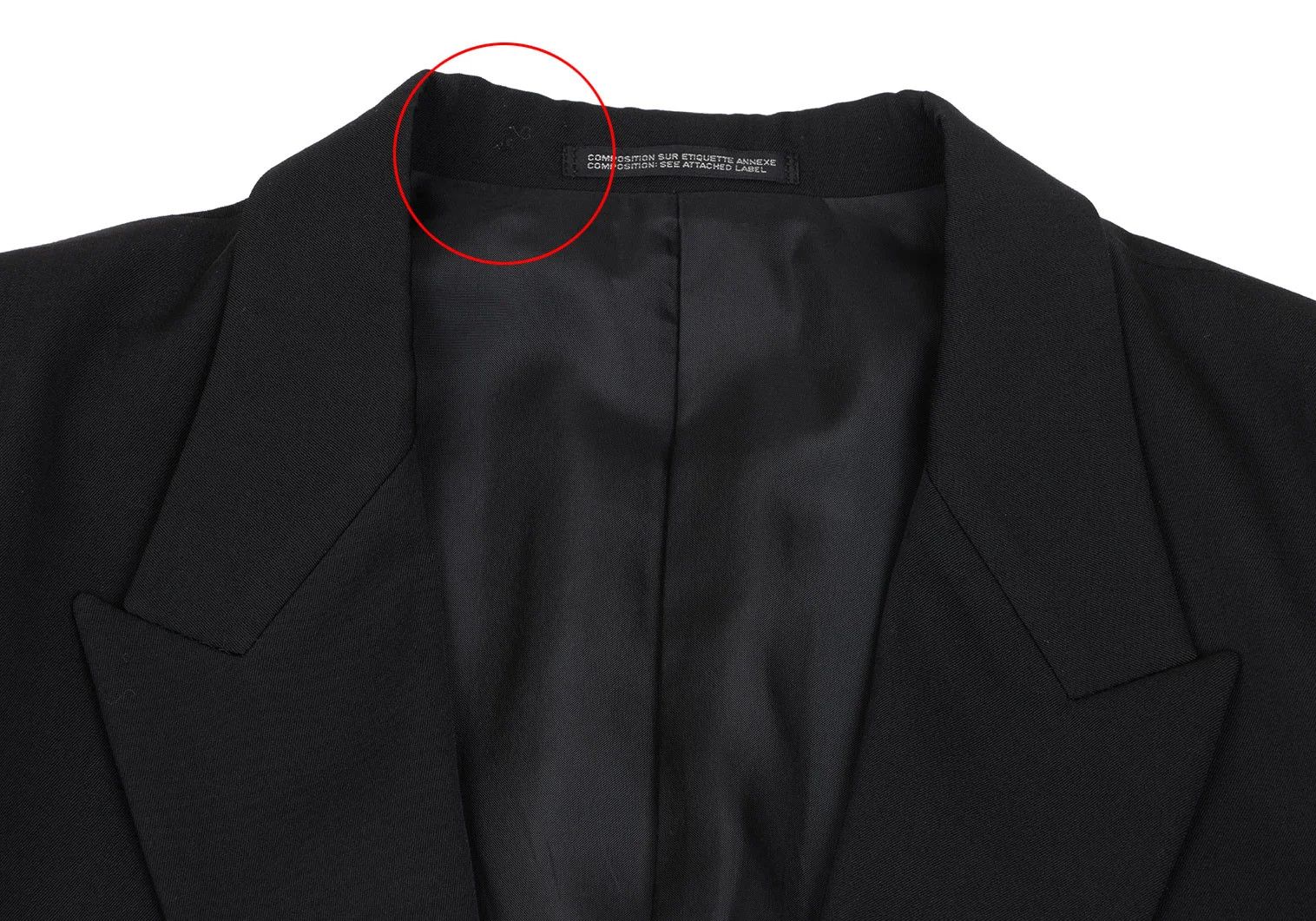Yohji Yamamoto Yohji Yamamoto Wool Gabardine Jacket Black 2 Size US M / EU 48-50 / 2 - 3 Thumbnail