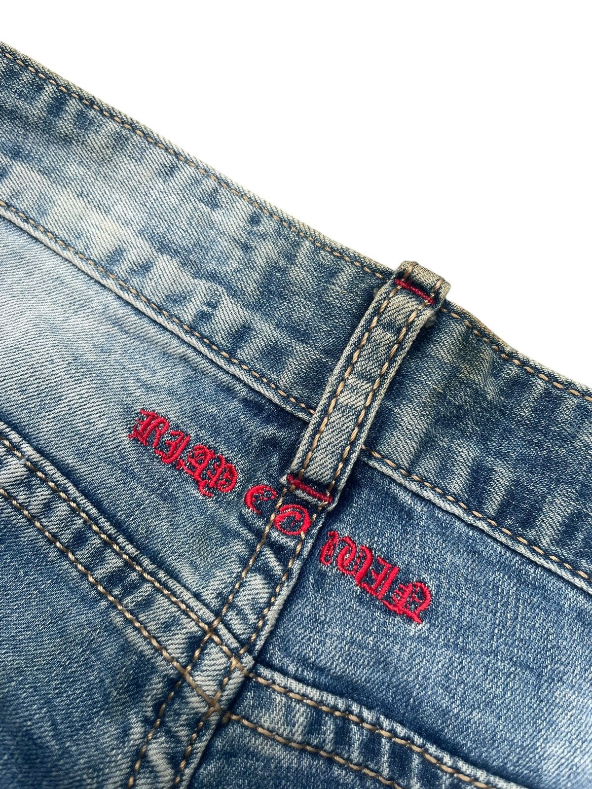 Philipp Plein Philipp Plein Faded Distressed Jeans Size US 33 - 11 Thumbnail