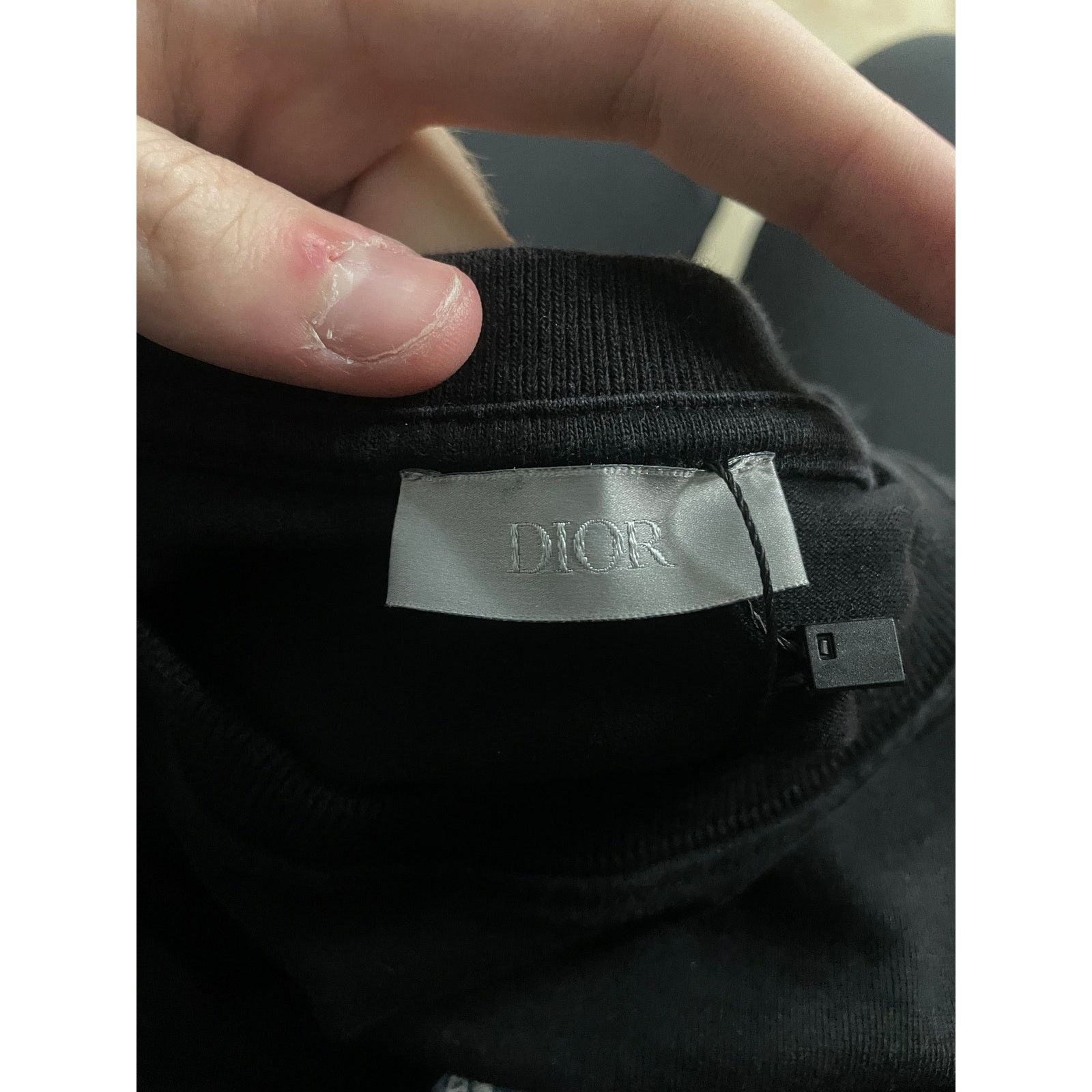 Dior Dior Stussy Bee Tee Black Used XS Size US XS / EU 42 / 0 - 5 Thumbnail