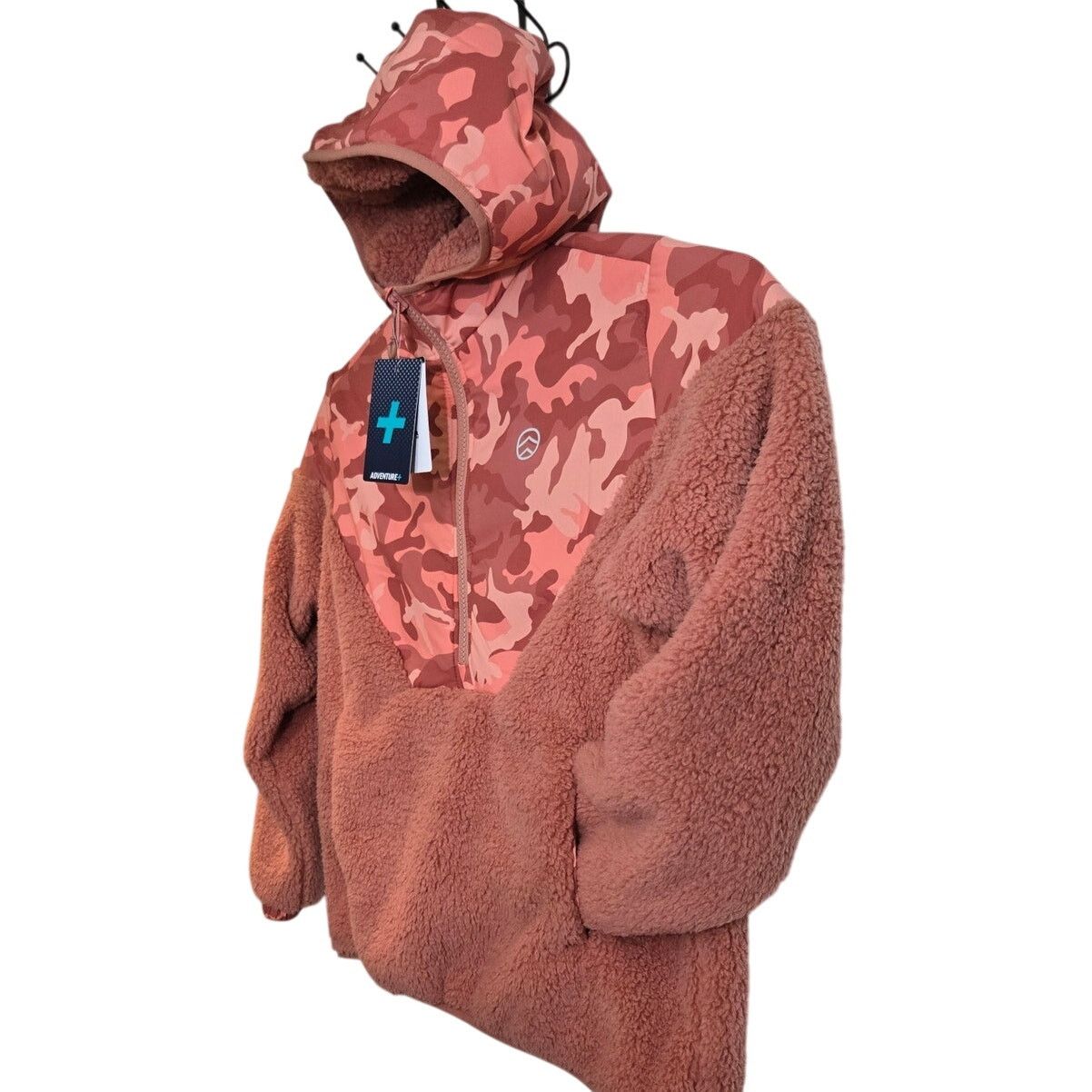 Other Outdoor Nation Sherpa Hoodie – Women’s Small Pink Camo NWT Size S / US 4 / IT 40 - 4 Thumbnail