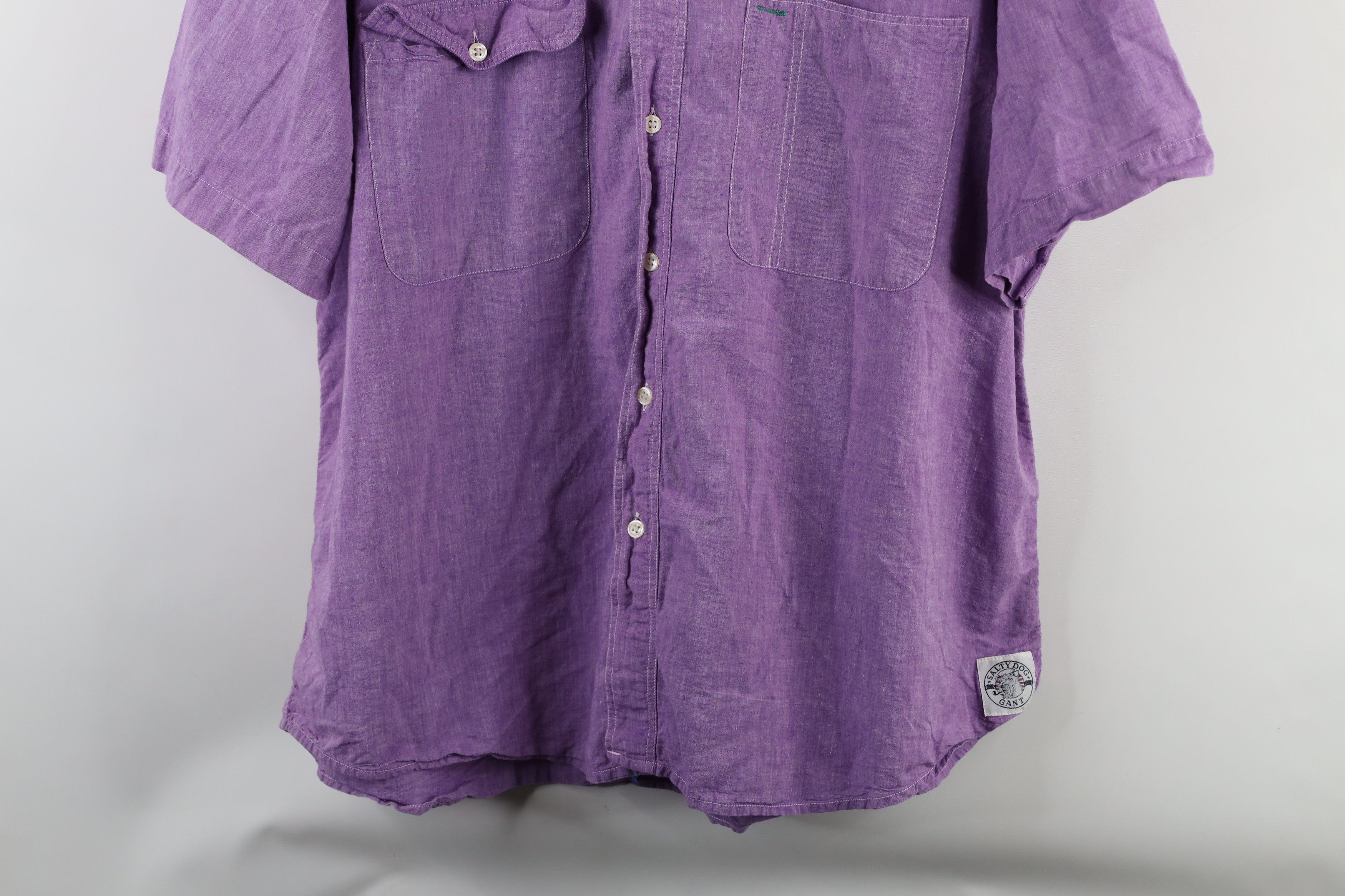 Vintage Vintage 90s Streetwear Baggy Fit Short Sleeve Button Shirt Size US XL / EU 56 / 4 - 3 Thumbnail