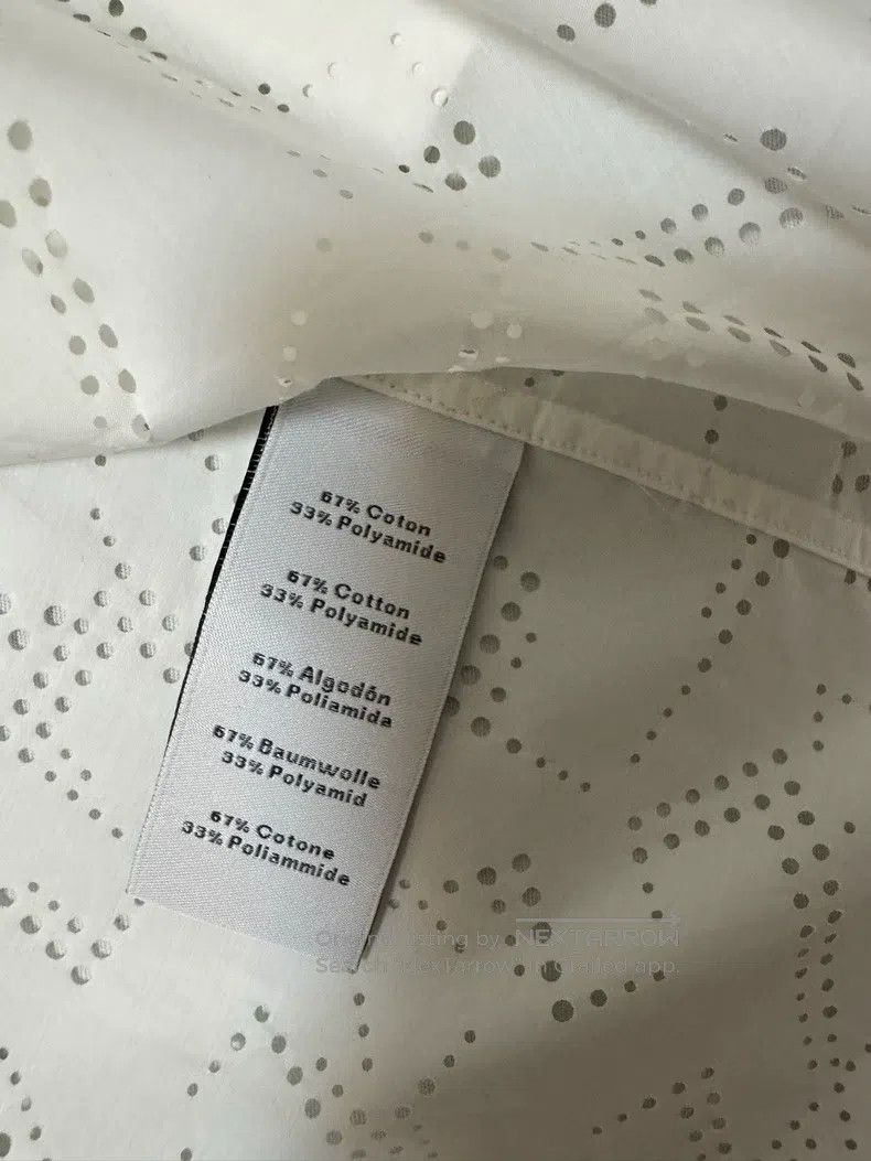 Hermes Hermes Shirt with special process fabric, hollow, light an Size US XXS / EU 40 - 8 Thumbnail
