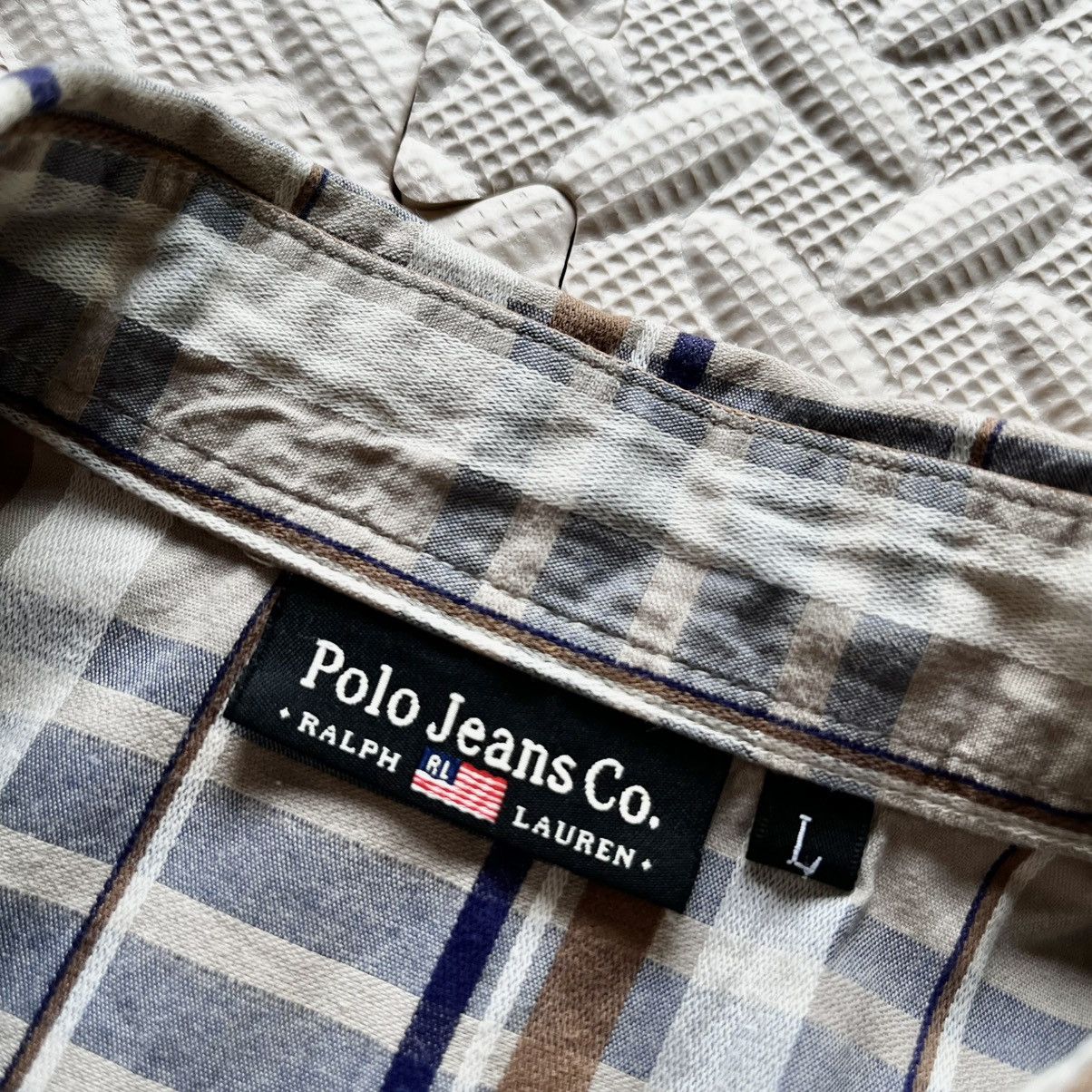 Polo Ralph Lauren Rare Discontinued Polo Jeans Co. Vintage Checkered Shirt Size US L / EU 52-54 / 3 - 6 Thumbnail