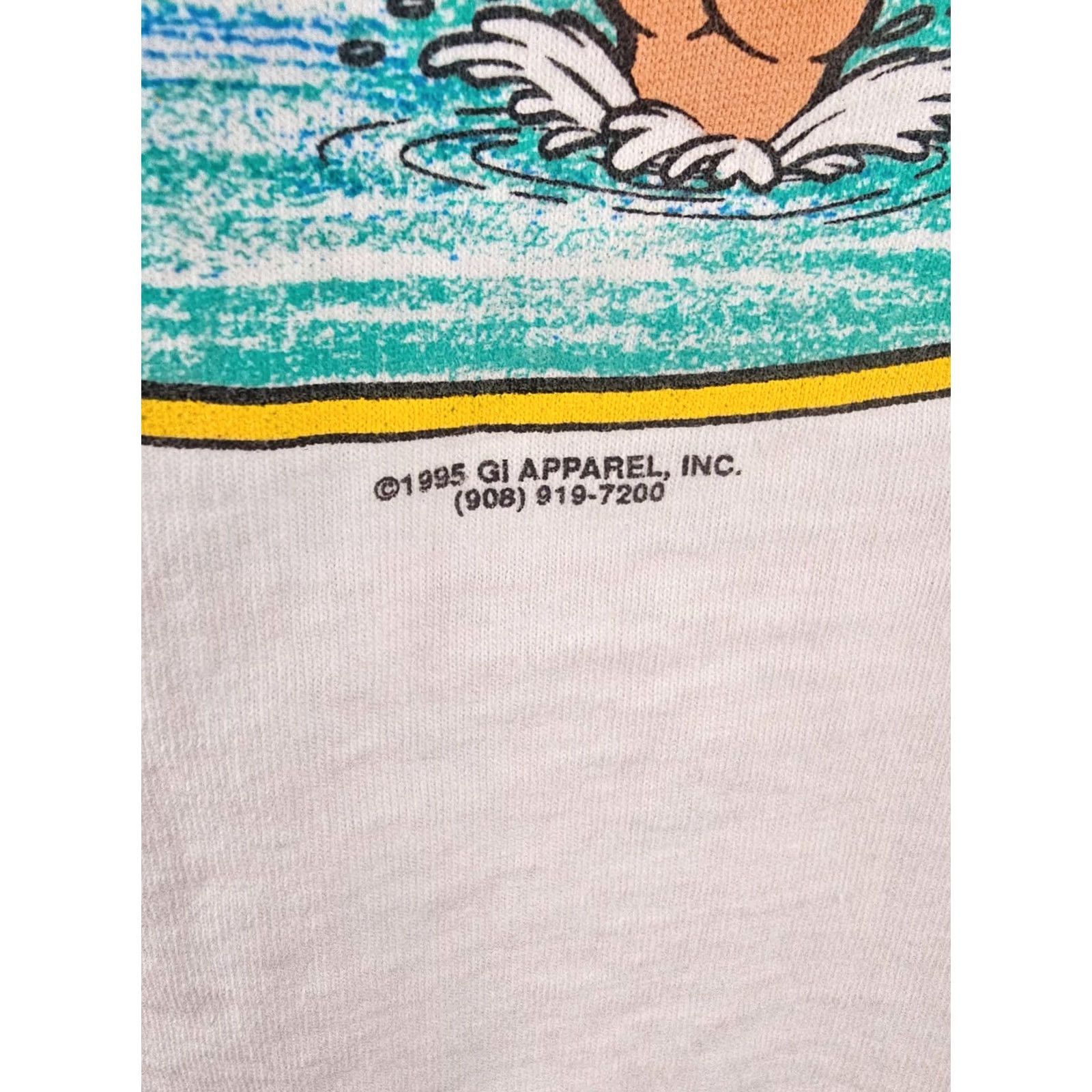 Vintage VINTAGE 90s BUTT NAKED ON THE WATER T-SHIRT White Cotton Single Stitch SZ XXL Mens Size US XXL / EU 58 / 5 - 8 Thumbnail