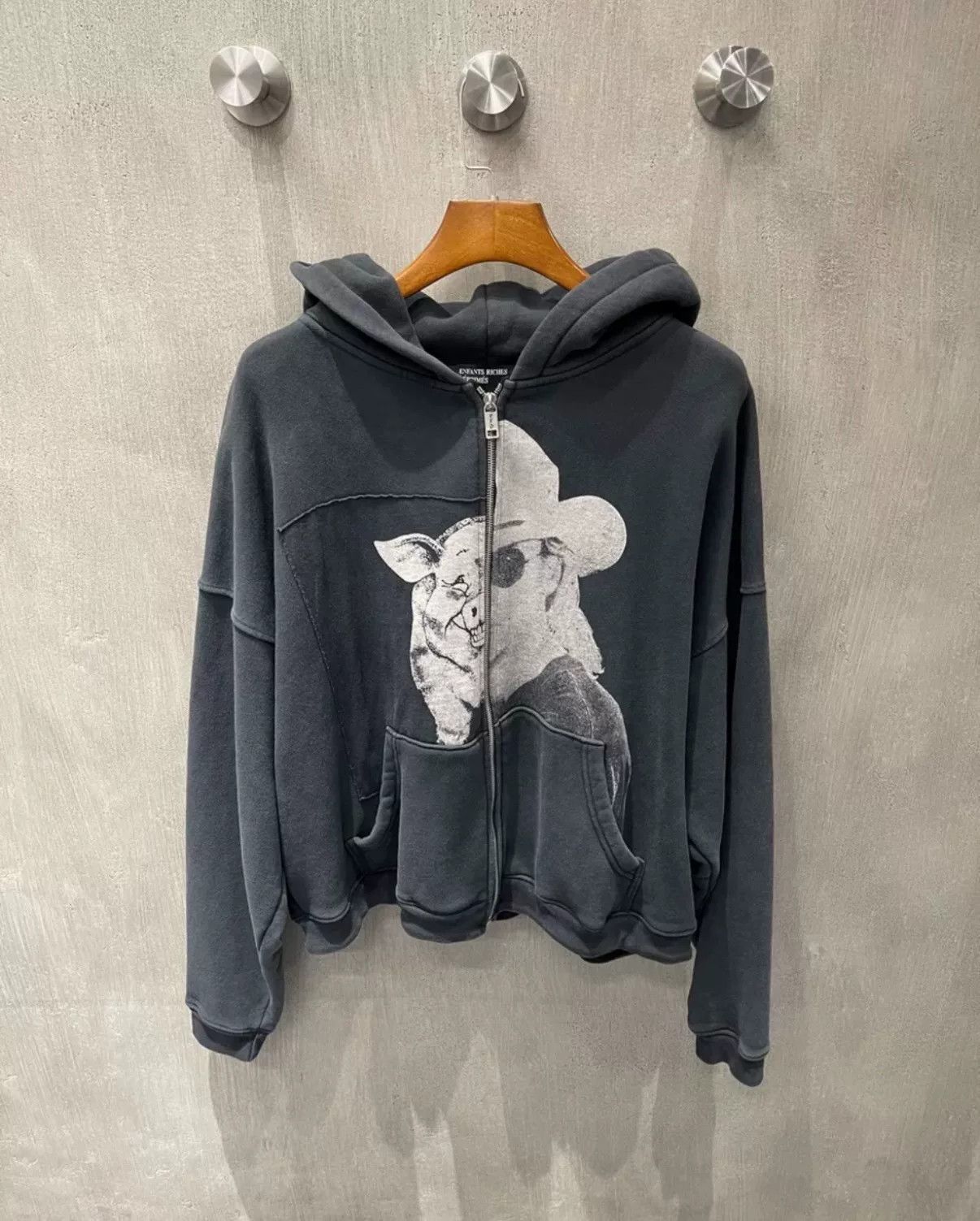 Enfants Riches Deprimes Enfants Riches Deprimes FW25 Grey Zip