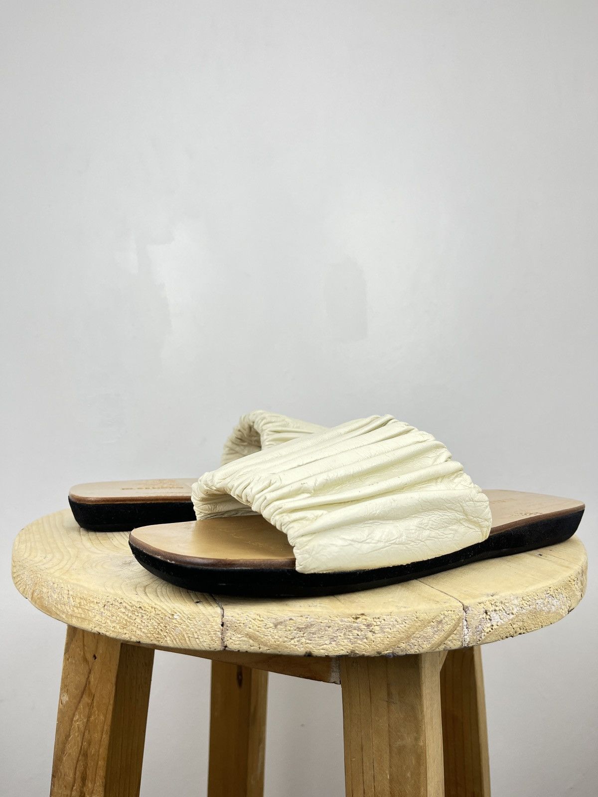 Jil Sander Gathered Sandals Size US 9 / IT 39 - 3 Thumbnail