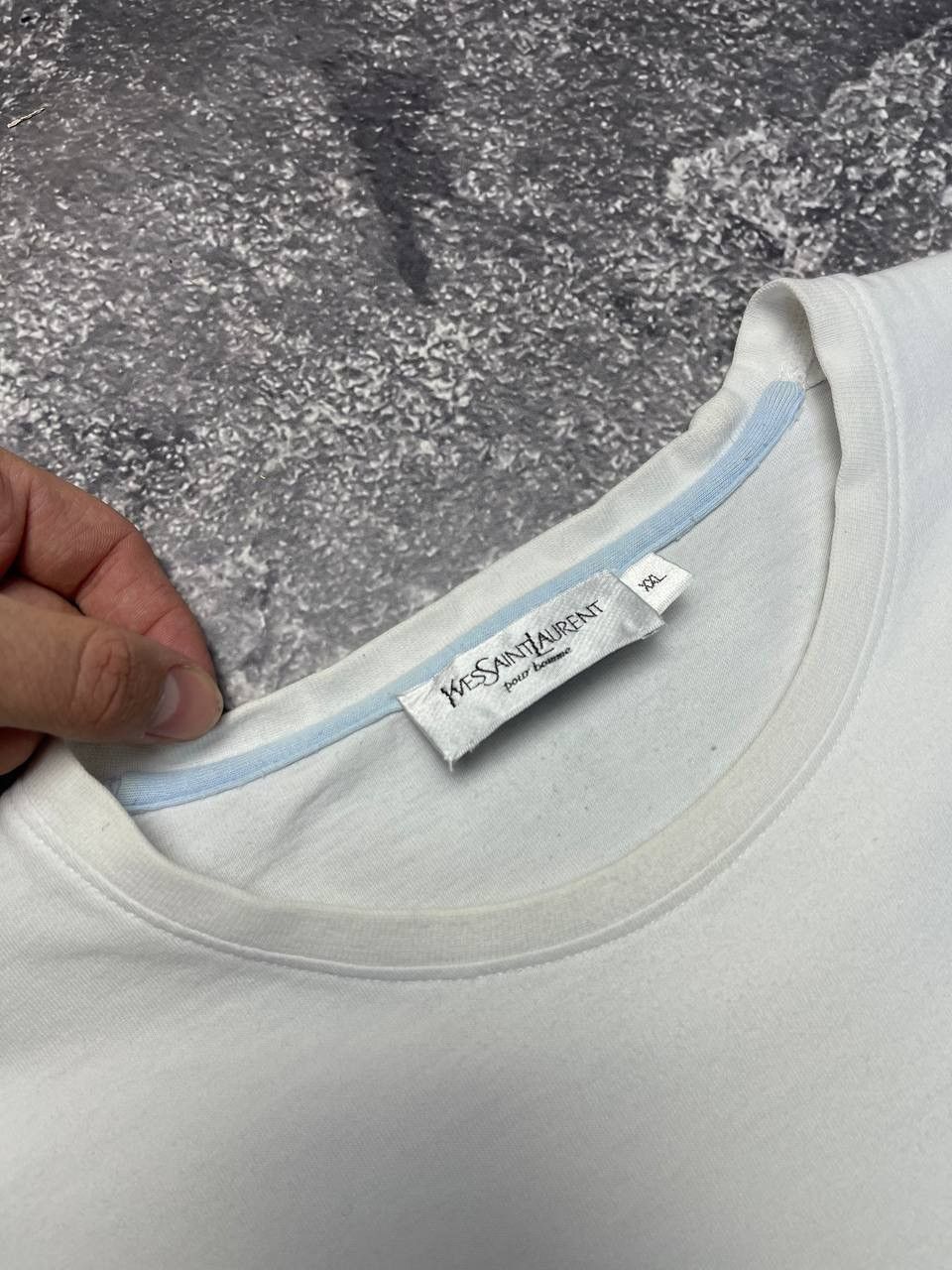 Yves Saint Laurent Yves Saint Laurent Pour Homme Striped Tee Size US XXL / EU 58 / 5 - 3 Thumbnail