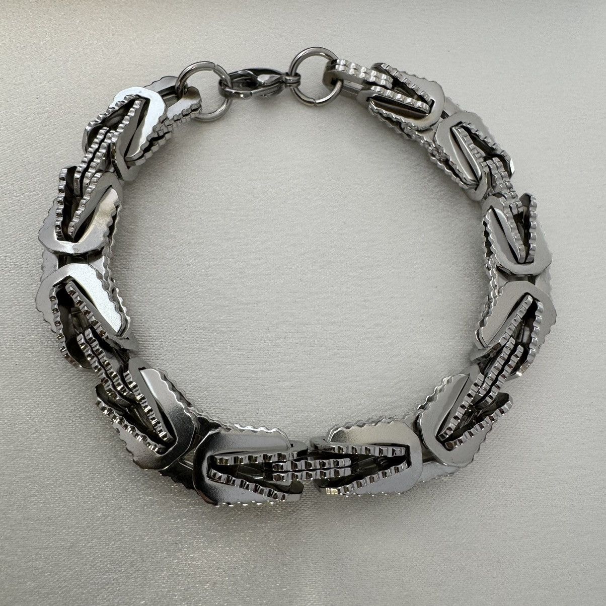 Other Snake Head Bracelet for Men Women,Punk Hip Hop Unisex Style Size ONE SIZE - 3 Thumbnail