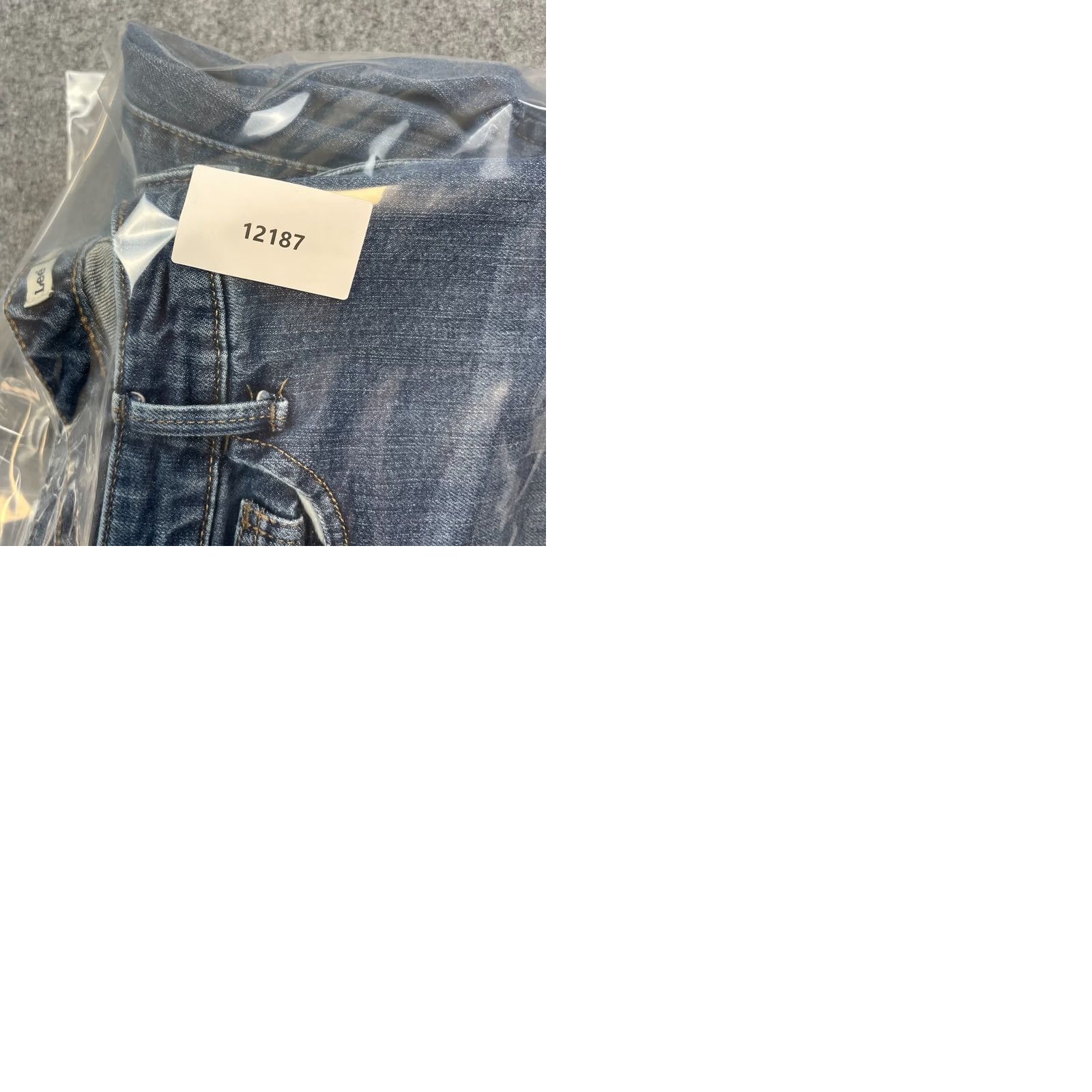 Lee Lee Womens Jeans Bootcut 32 30 UK14 Dark Wash Blue High Waist Denim Regular 5-Pocket Style Slimming Pockets Machine Washable Jeans Mens Womens Girls Size 36" / US 14 / IT 50 - 9 Thumbnail