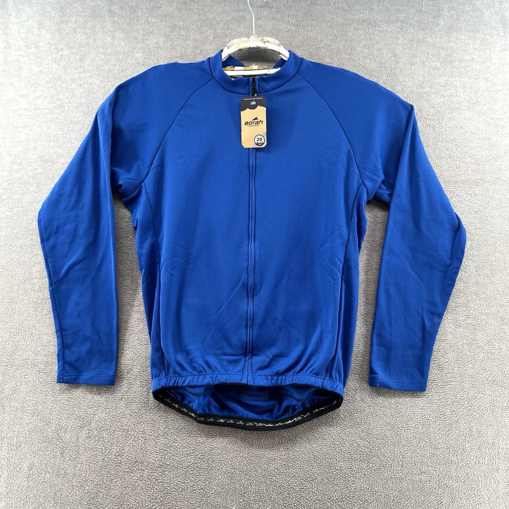 Vintage Bora Jacket L Men Blue Full Zip Cycling Polyester Solid Pledge Titanium? Size US L / EU 52-54 / 3 - 2 Thumbnail