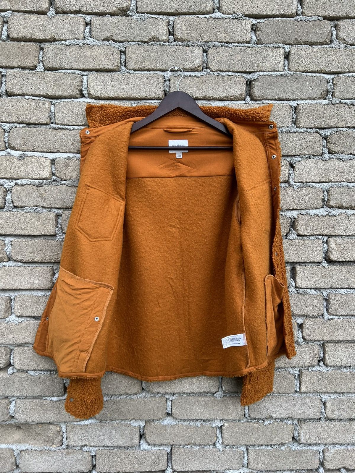 Japanese Brand Goodfellow & Co Men Sherpa Shirt Jacket Size US L / EU 52-54 / 3 - 8 Thumbnail