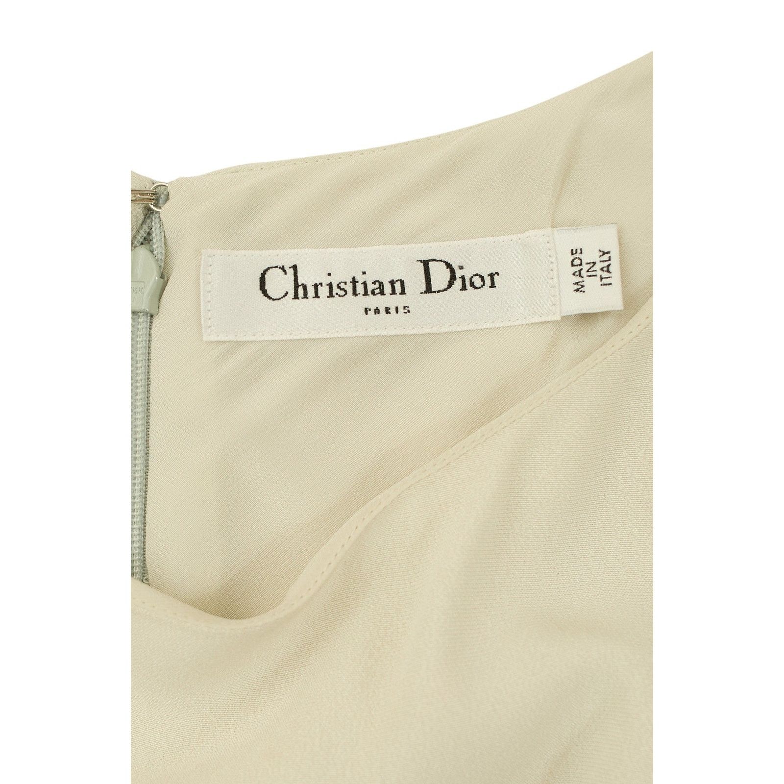 Dior S/S 2018 Silk Ivory White Dress Size M / US 6-8 / IT 42-44 - 4 Thumbnail