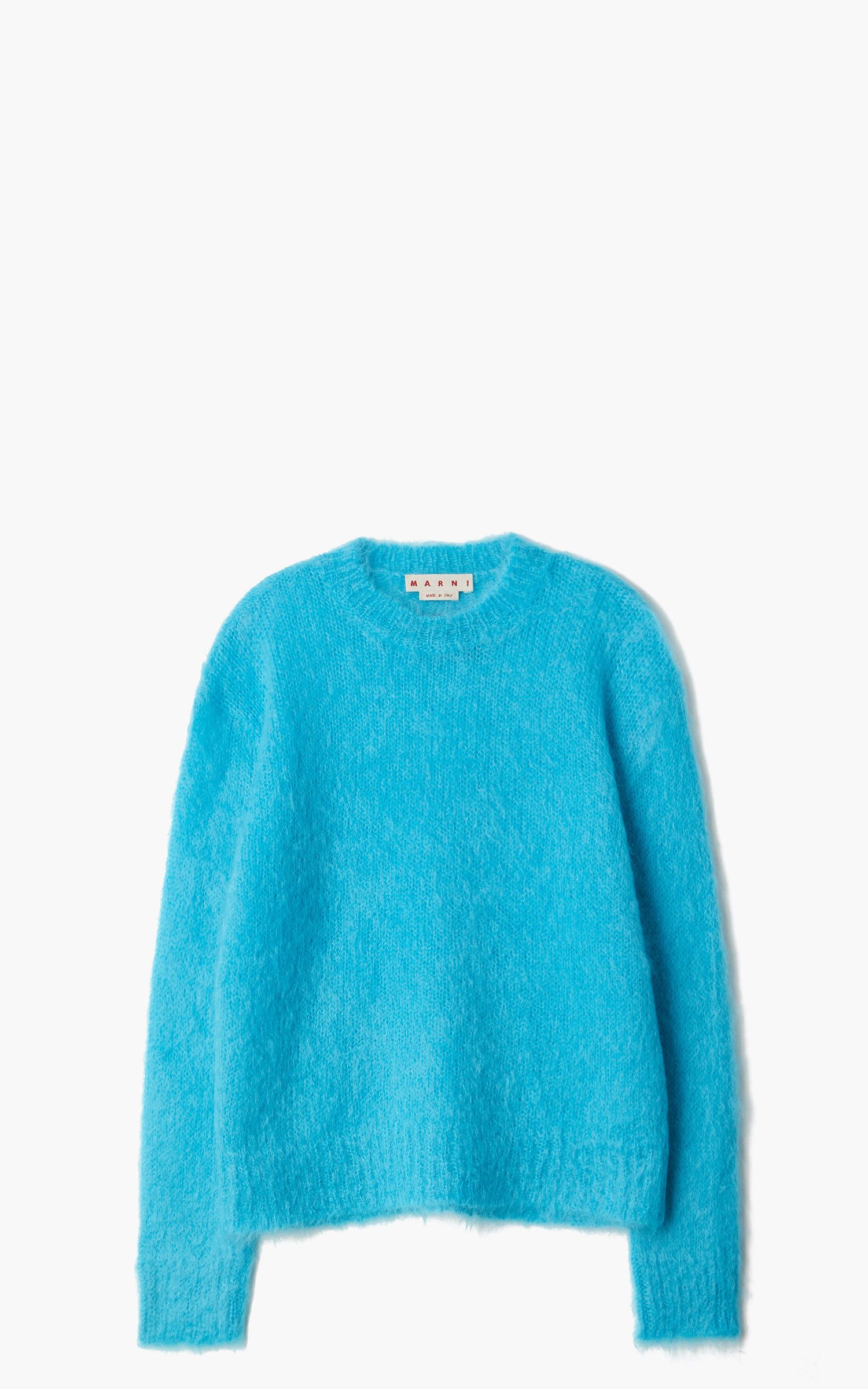 Marni o1y0225 Crewneck Sweater in Turquoise Size US M / EU 48-50 / 2 - 1 Thumbnail