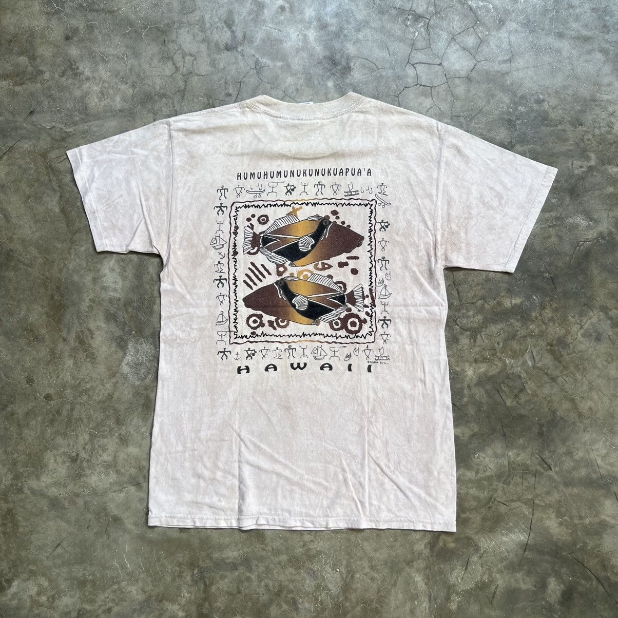 Vintage 1990’s Hawaii Mola Fish by Guava Beach T-Shirt Size US M / EU 48-50 / 2 - 2 Thumbnail