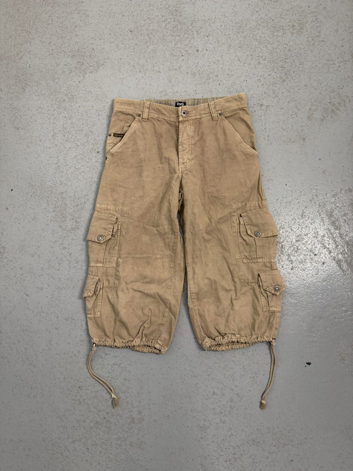 Dolce & Gabbana Dolce & Gabbana S/S 2005 Cargo Multi-pocket 3/4 Shorts Size US 33 - 1 Thumbnail