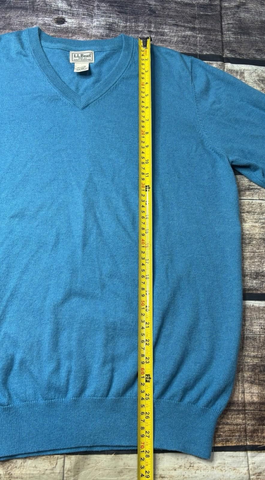 L.L. Bean LL Bean Sweater Mens Large Cashmere Blend Wicked Soft V-Neck Size US L / EU 52-54 / 3 - 8 Thumbnail