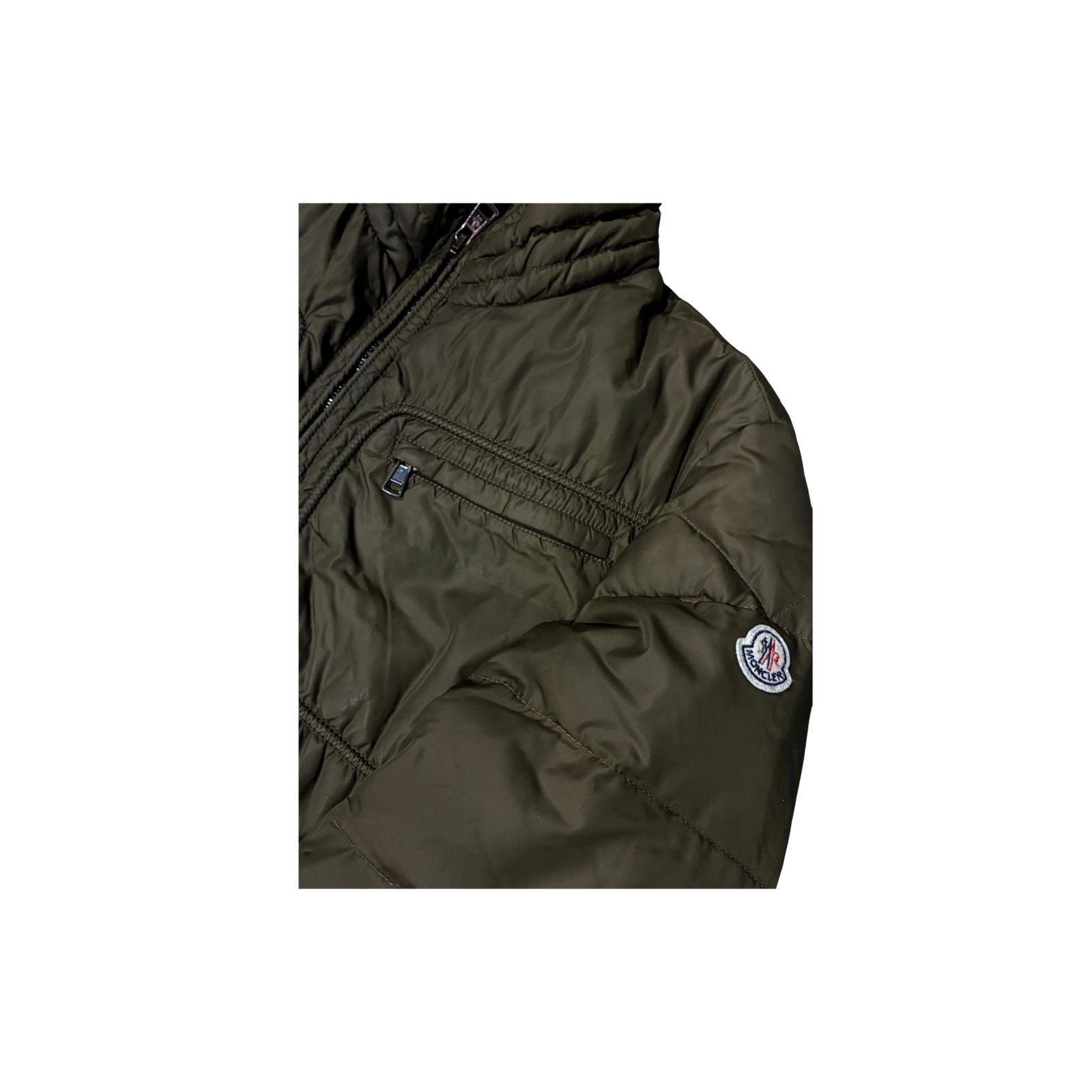 Moncler Moncler Puffer Olive Jacket Size US L / EU 52-54 / 3 - 2 Thumbnail