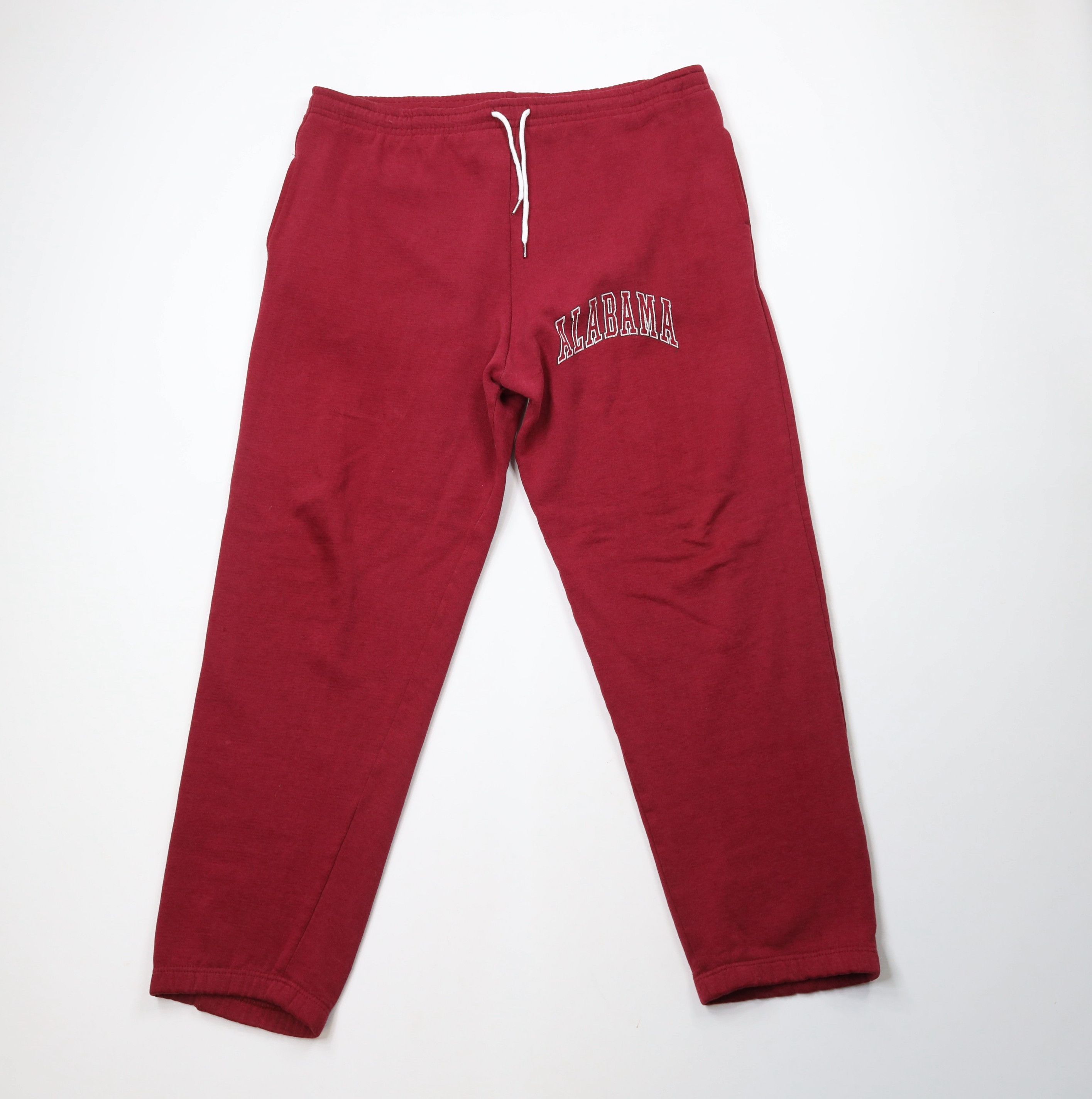 Vintage Vintage 90s Spell Out University of Alabama Sweatpants Red Size US 38 / EU 54 - 1 Thumbnail