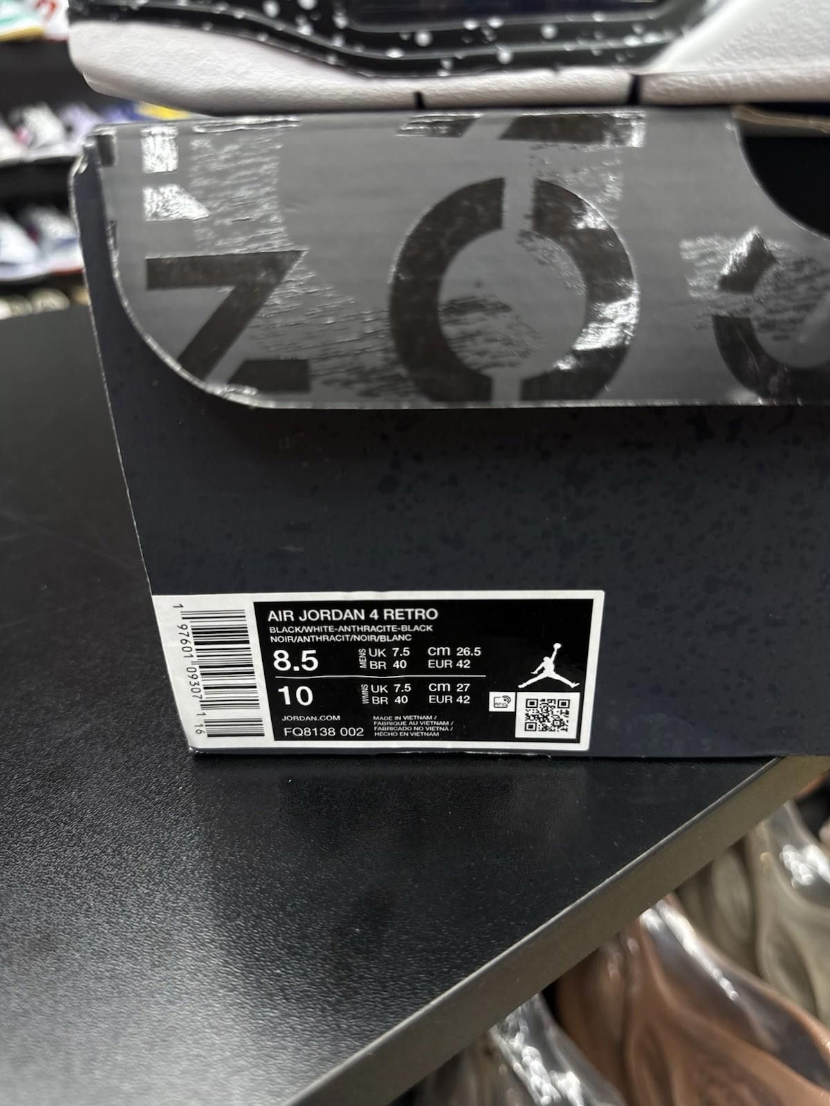 Jordan Brand Air Jordan 4 Retro 'Fear' 2024 FQ8138-002 Ship Now Size 8.5 Size US 8.5 / EU 41-42 - 10 Thumbnail