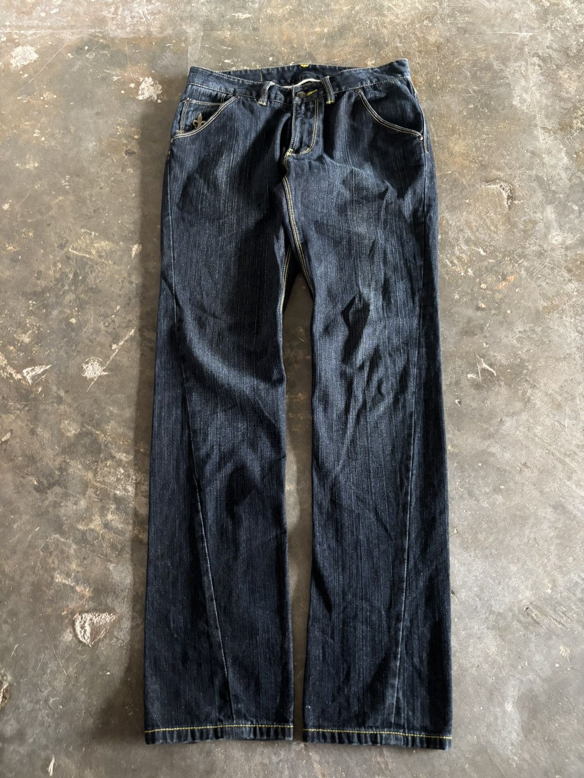 If Six Was Nine y2k zipper leg custom culture japanese jeans Size US 30 / EU 46 - 1 Thumbnail
