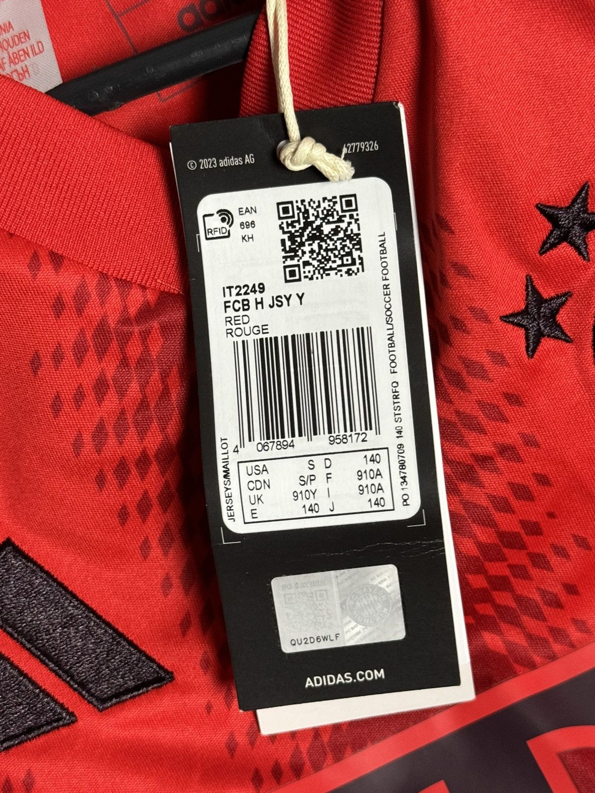Adidas KIDS New Bayern Munchen 24/25 Home Sane Football Jersey Size US XS / EU 42 / 0 - 10 Thumbnail