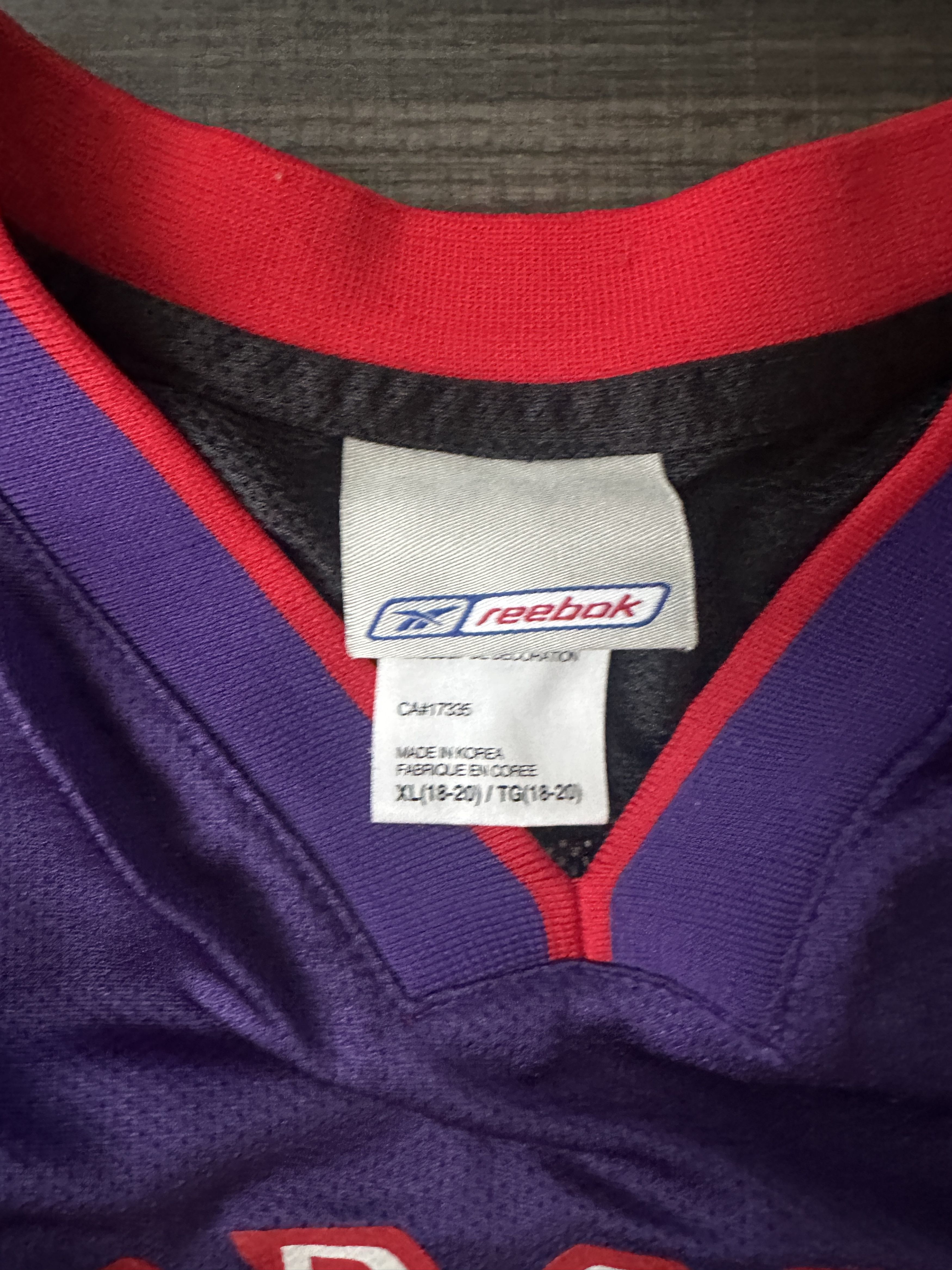 Reebok Junkyard Dog Jerome Williams Toronto Raptors Reebok Jersey Size US S / EU 44-46 / 1 - 2 Thumbnail