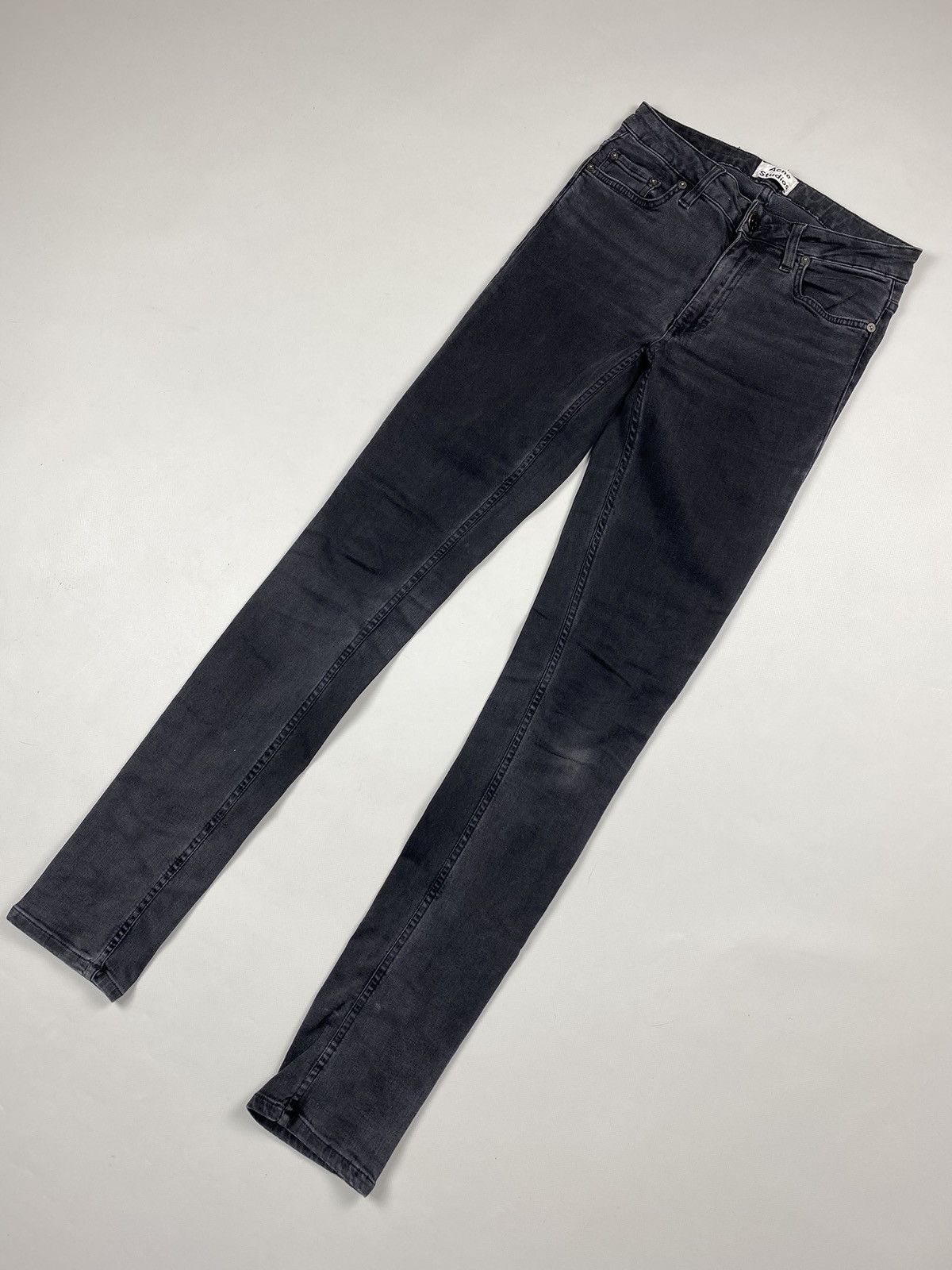 Acne Studios Acne Studios Flex Used Black ladies jeans size 26 / 32 Size 26" / US 2 / IT 38 - 6 Thumbnail