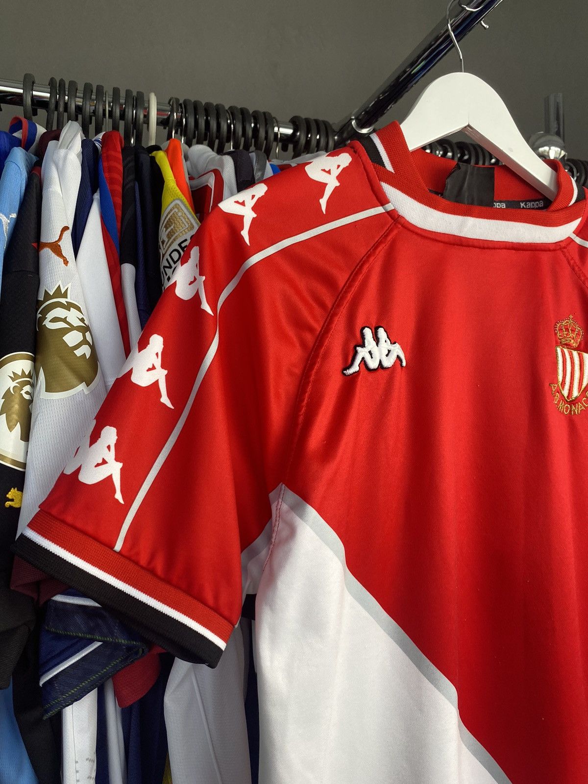 Kappa 1999/00 KAPPA AS MONACO HOME SOCCER FOOTBALL JERSEY SHIRT Size US M / EU 48-50 / 2 - 3 Thumbnail